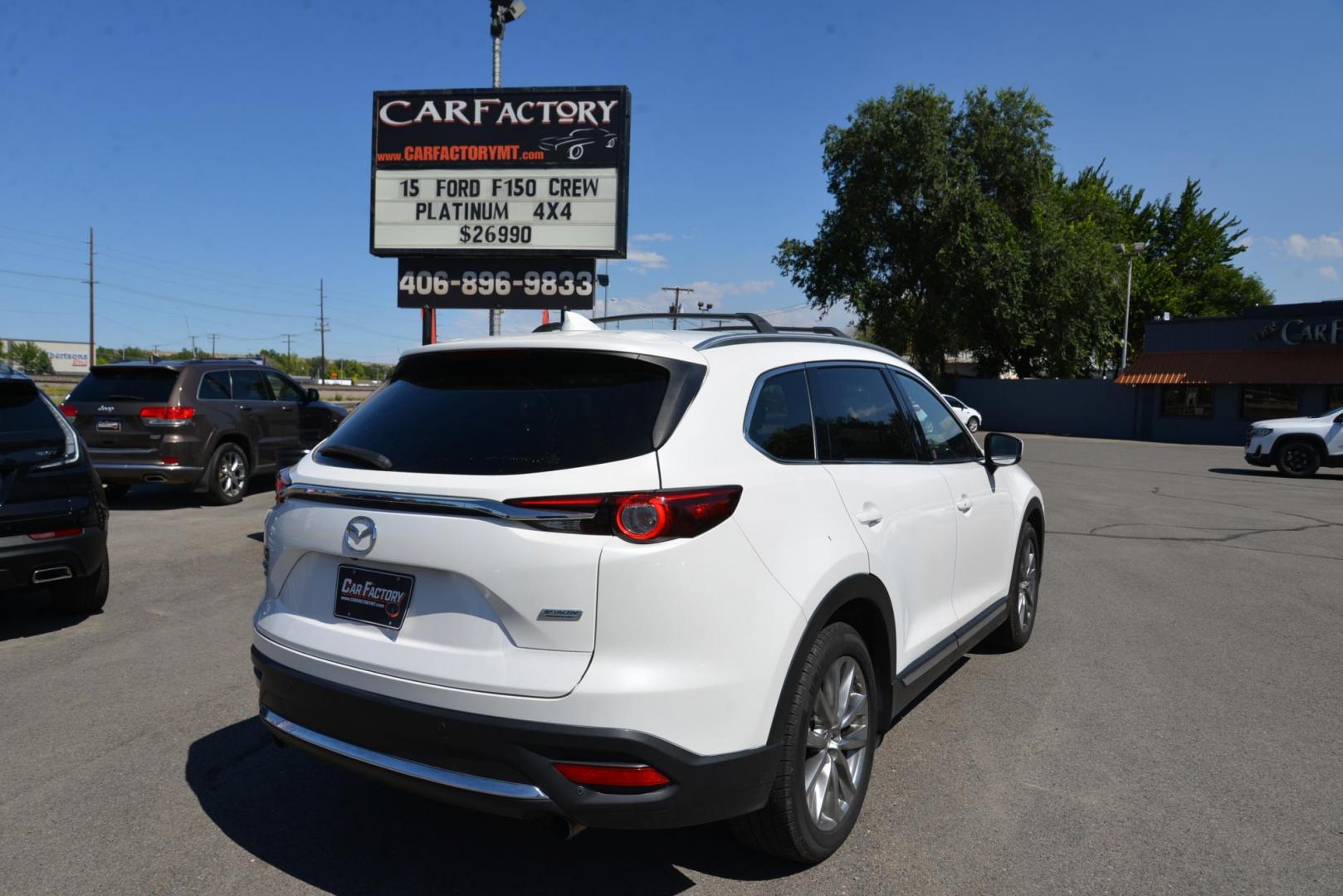 2017 White /Black Mazda CX-9 Grand Touring AWD (JM3TCBDY0H0) with an 2.5L L4 DOHC 16V engine, 6A transmission, located at 4562 State Avenue, Billings, MT, 59101, (406) 896-9833, 45.769516, -108.526772 - 2017 Mazda CX-9 Grand Touring All Wheel Drive This is a 1 owner vehicle and there are no accidents reported on the history report. The CX-9 runs smooth and quiet, the tires are 20 inch Uniroyal Tiger Paws and they are in great condition. This Cross Over is very clean it has a 2.5 liter Turbo 4 cyl - Photo#7