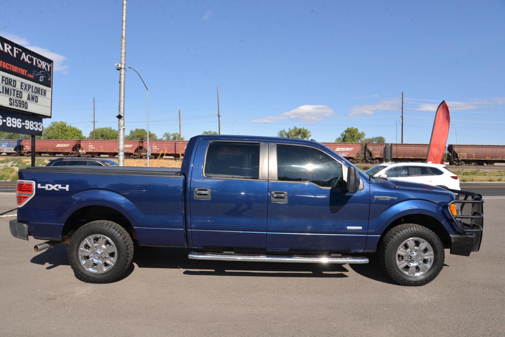 2012 Dark Blue Pearl Metallic /Grey Ford F-150 XLT (1FTFW1ET8CF) with an 3.5L V6 TURBO engine, 6-Speed Automatic transmission, located at 4562 State Avenue, Billings, MT, 59101, (406) 896-9833, 45.769516, -108.526772 - Photo#2