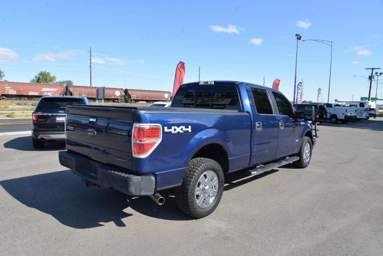 2012 Dark Blue Pearl Metallic /Grey Ford F-150 XLT (1FTFW1ET8CF) with an 3.5L V6 TURBO engine, 6-Speed Automatic transmission, located at 4562 State Avenue, Billings, MT, 59101, (406) 896-9833, 45.769516, -108.526772 - Photo#3