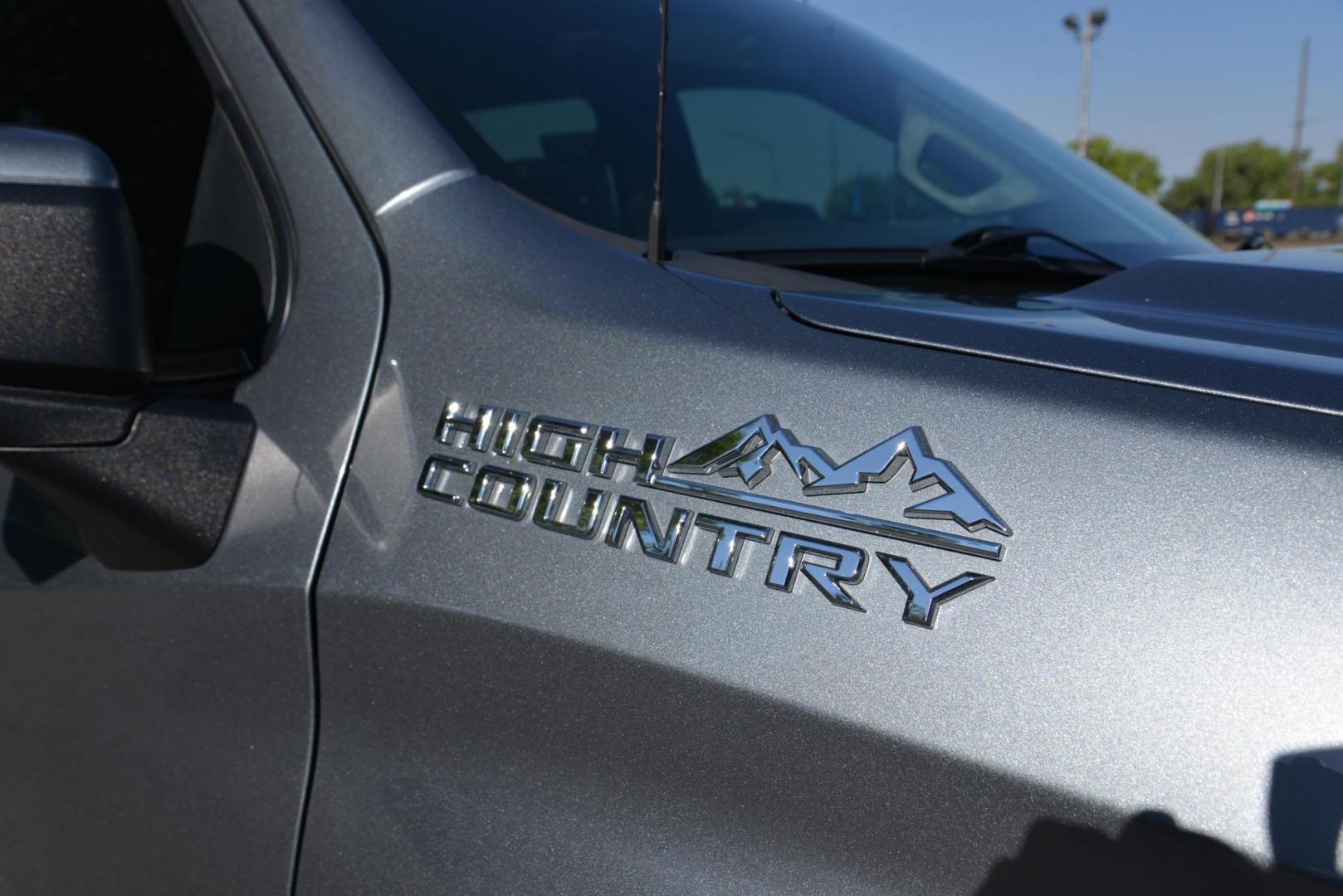 2019 Satin Steel Metallic /Jet Black Chevrolet Silverado 1500 High Country Crew Cab 4WD (1GCUYHED6KZ) with an 5.3L V8 OHV 16V engine, 8 speed Automatic transmission, located at 4562 State Avenue, Billings, MT, 59101, (406) 896-9833, 45.769516, -108.526772 - 2019 Chevy Silverado 1500 High Country Z71 4x4 The High Country is a one owner truck with no accidents reported on the history report, it has low miles and runs and drives nicely It has a 5.3 Liter V8, 8-speed automatic transmission with cruise and powertrain grade braking, trailering package wi - Photo#12