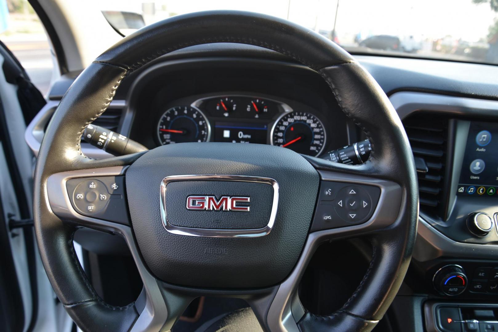 2020 White Frost Tricoat /Jet Black GMC Acadia AT4 (1GKKNLLS6LZ) with an 3.6L V6 DOHC 24V engine, 9 Speed Automatic transmission, located at 4562 State Avenue, Billings, MT, 59101, (406) 896-9833, 45.769516, -108.526772 - 2020 GMC Acadia AT4 All Wheel Drive The Acadia's vehicle history report shows that it is a one owner vehicle and there are no accidents reported. It has 3rd row seating , the tires are brand new. The AT4 runs and drives nicely. Both the exterior and interior are in great shape. It has a 3.6 Liter - Photo#18