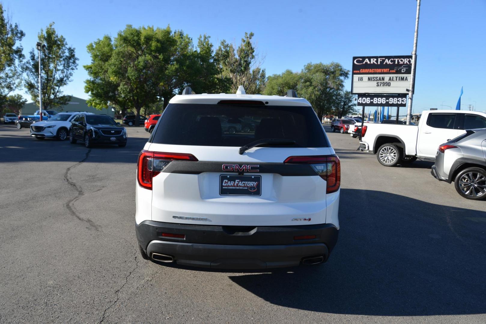 2020 White Frost Tricoat /Jet Black GMC Acadia AT4 (1GKKNLLS6LZ) with an 3.6L V6 DOHC 24V engine, 9 Speed Automatic transmission, located at 4562 State Avenue, Billings, MT, 59101, (406) 896-9833, 45.769516, -108.526772 - 2020 GMC Acadia AT4 All Wheel Drive The Acadia's vehicle history report shows that it is a one owner vehicle and there are no accidents reported. It has 3rd row seating , the tires are brand new. The AT4 runs and drives nicely. Both the exterior and interior are in great shape. It has a 3.6 Liter - Photo#5