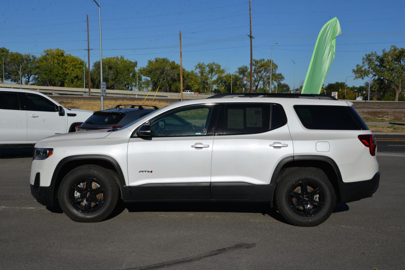 2020 White Frost Tricoat /Jet Black GMC Acadia AT4 (1GKKNLLS6LZ) with an 3.6L V6 DOHC 24V engine, 9 Speed Automatic transmission, located at 4562 State Avenue, Billings, MT, 59101, (406) 896-9833, 45.769516, -108.526772 - 2020 GMC Acadia AT4 All Wheel Drive The Acadia's vehicle history report shows that it is a one owner vehicle and there are no accidents reported. It has 3rd row seating , the tires are brand new. The AT4 runs and drives nicely. Both the exterior and interior are in great shape. It has a 3.6 Liter - Photo#6