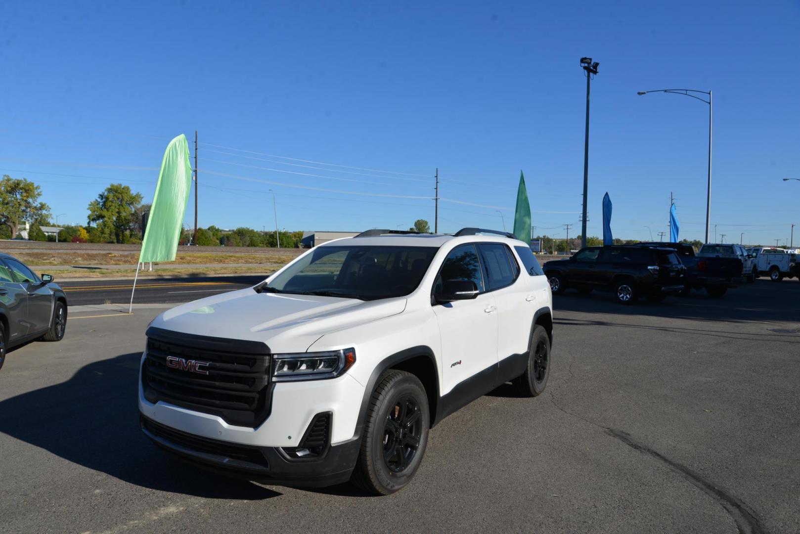 2020 White Frost Tricoat /Jet Black GMC Acadia AT4 (1GKKNLLS6LZ) with an 3.6L V6 DOHC 24V engine, 9 Speed Automatic transmission, located at 4562 State Avenue, Billings, MT, 59101, (406) 896-9833, 45.769516, -108.526772 - 2020 GMC Acadia AT4 All Wheel Drive The Acadia's vehicle history report shows that it is a one owner vehicle and there are no accidents reported. It has 3rd row seating , the tires are brand new. The AT4 runs and drives nicely. Both the exterior and interior are in great shape. It has a 3.6 Liter - Photo#9