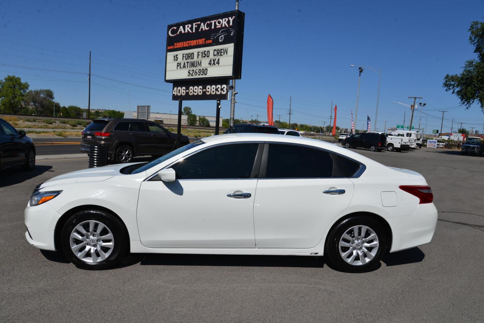 2018 Glacier White /Charcoal Nissan Altima 2.5S (1N4AL3AP9JC) with an 2.5L L4 DOHC 16V engine, CVT transmission, located at 4562 State Avenue, Billings, MT, 59101, (406) 896-9833, 45.769516, -108.526772 - 2018 Nissan Altima S This Nissan was a local Trade In, There are no accidents reported on the history report. It has been inspected and serviced. We have a copy of the history report and inspection. The Tires are 16 Inch Hankook's and they are in good condition, The interior and exterior of the Alt - Photo#3