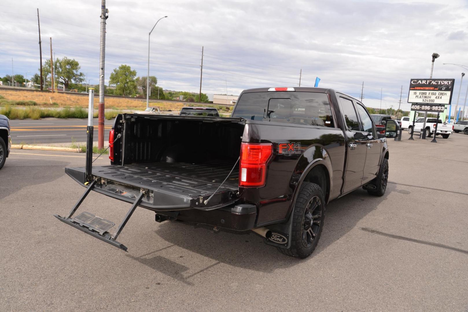 2019 Magma /BLACK /DARK MARSALA Ford F-150 (1FTFW1E50KF) with an 5.0L V8 OHV 16V engine, 6A transmission, located at 4562 State Avenue, Billings, MT, 59101, (406) 896-9833, 45.769516, -108.526772 - 2019 Ford F-150 Platinum SuperCrew with a 6 And A Half Foot Bed, 4 Wheel Drive This is a 1 Owner Low Mileage Truck with no accidents reported on the history report ,the truck runs and drives great , the tires are 20 Inch Cooper Discoverers that are in good shape, and brand new Aftermarket Wheels . - Photo#11