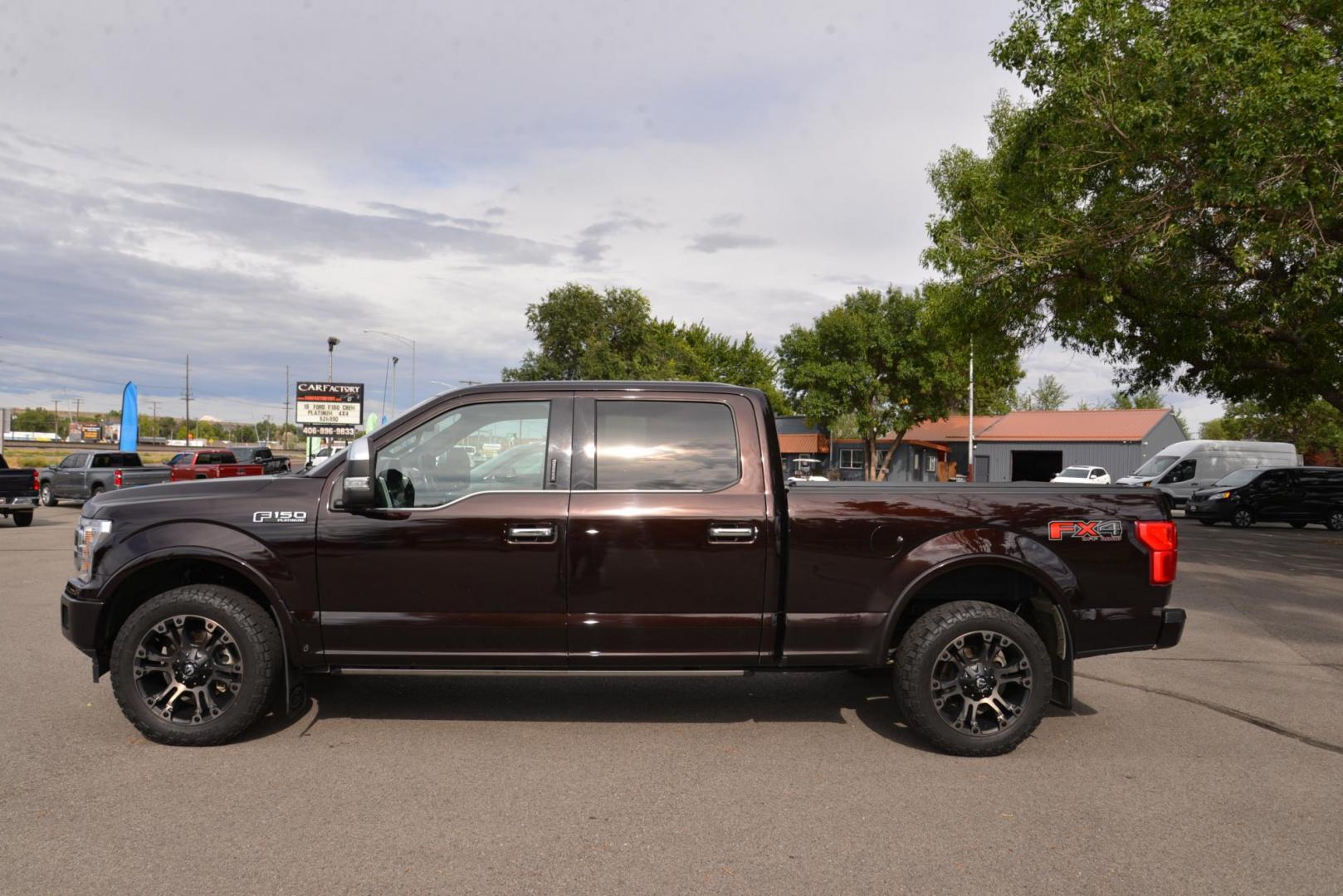 2019 Magma /BLACK /DARK MARSALA Ford F-150 (1FTFW1E50KF) with an 5.0L V8 OHV 16V engine, 6A transmission, located at 4562 State Avenue, Billings, MT, 59101, (406) 896-9833, 45.769516, -108.526772 - 2019 Ford F-150 Platinum SuperCrew with a 6 And A Half Foot Bed, 4 Wheel Drive This is a 1 Owner Low Mileage Truck with no accidents reported on the history report ,the truck runs and drives great , the tires are 20 Inch Cooper Discoverers that are in good shape, and brand new Aftermarket Wheels . - Photo#32