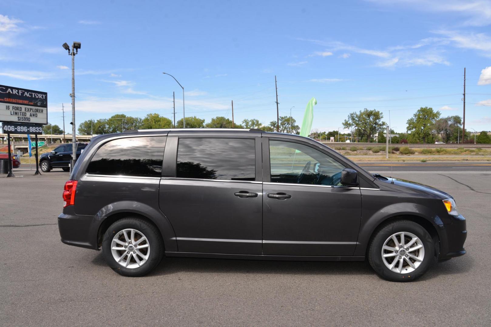 2019 Granite Pearlcoat /Black/Light Graystone Dodge Grand Caravan SXT (2C4RDGCG6KR) with an 3.6L V6 DOHC 24V engine, 6A transmission, located at 4562 State Avenue, Billings, MT, 59101, (406) 896-9833, 45.769516, -108.526772 - 2019 Dodge Grand Caravan SXT It is a 2 Owner van with no accidents reported on the history report, The van runs smooth and quiet. The interior and exterior are very clean, The 17 inch Tires are Achilles Touring Sports and they are brand new. it has a 3.6 Liter V6, 6 speed automatic transmission, - Photo#3