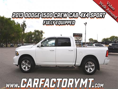 2013 RAM 1500 Sport Crew Cab 4WD - Extra clean!