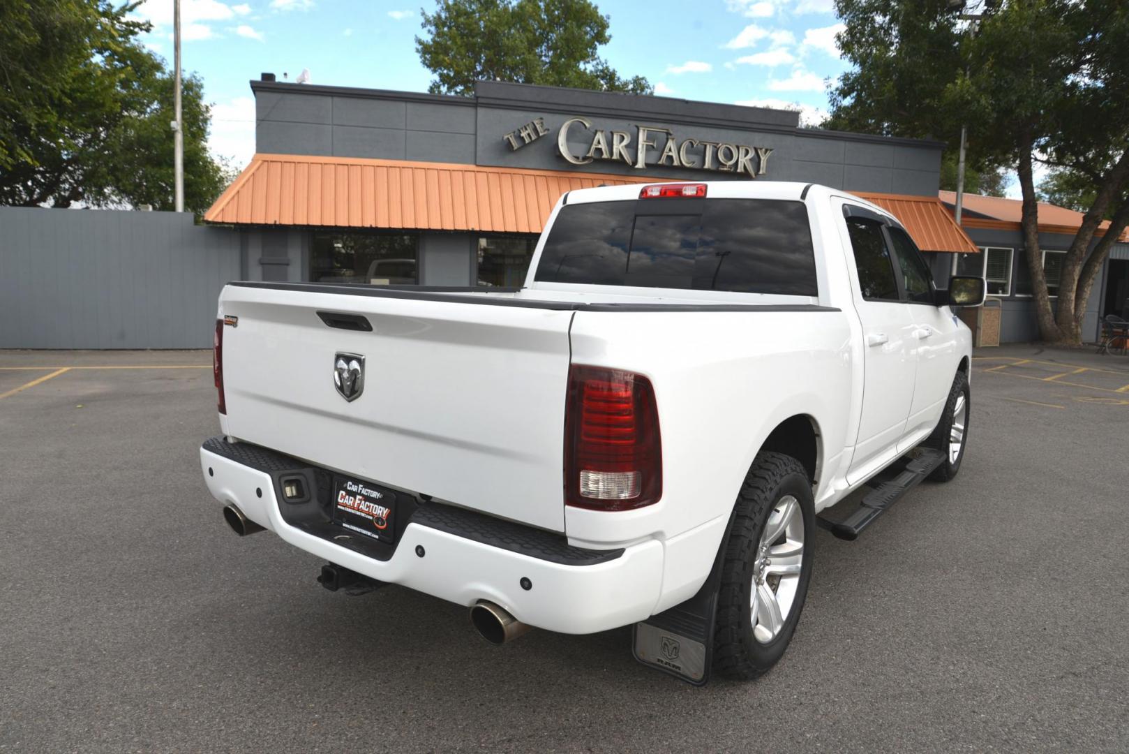 2013 Bright White /Black RAM 1500 Sport (1C6RR7MT6DS) with an 5.7L V8 OHV 16V engine, 6-Speed Automatic transmission, located at 4562 State Avenue, Billings, MT, 59101, (406) 896-9833, 45.769516, -108.526772 - 2013 Dodge 1500 Crew Cab 4x4 Sport This Crew Cab is a local trade in, The interior and exterior are very clean. It runs and drives nicely, The tires are 20 Inch General Grabber's and they are in next to new condition. There are No accidents recorded on the history report. it has a 5.7 Liter Hemi V - Photo#3