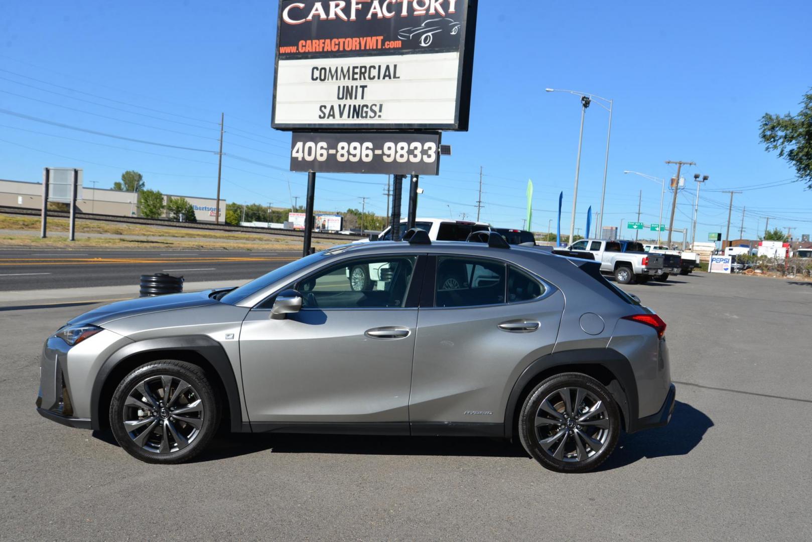 2019 ATOMIC SILVER /Black Lexus UX 250h F SPORT (JTHU9JBH2K2) with an 2.0L L4 DOHC 16V HYBRID engine, CVT transmission, located at 4562 State Avenue, Billings, MT, 59101, (406) 896-9833, 45.769516, -108.526772 - 2019 Lexus UX 250 H, F Sport Hybrid, All Wheel Drive the Lexus is a low mileage 2 Owner vehicle with remaining factory warranty, there are no accidents recorded on the history report. The interior and exterior are very clean, it runs and drives smooth and quiet. The Tires are 18 Inch Bridgestone Tu - Photo#3