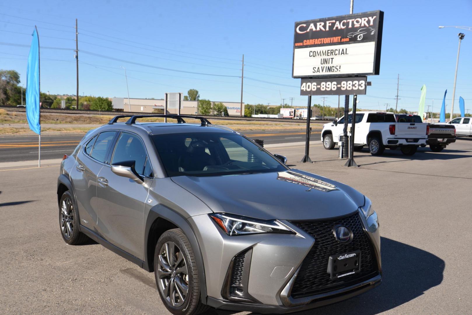 2019 ATOMIC SILVER /Black Lexus UX 250h F SPORT (JTHU9JBH2K2) with an 2.0L L4 DOHC 16V HYBRID engine, CVT transmission, located at 4562 State Avenue, Billings, MT, 59101, (406) 896-9833, 45.769516, -108.526772 - Photo#5