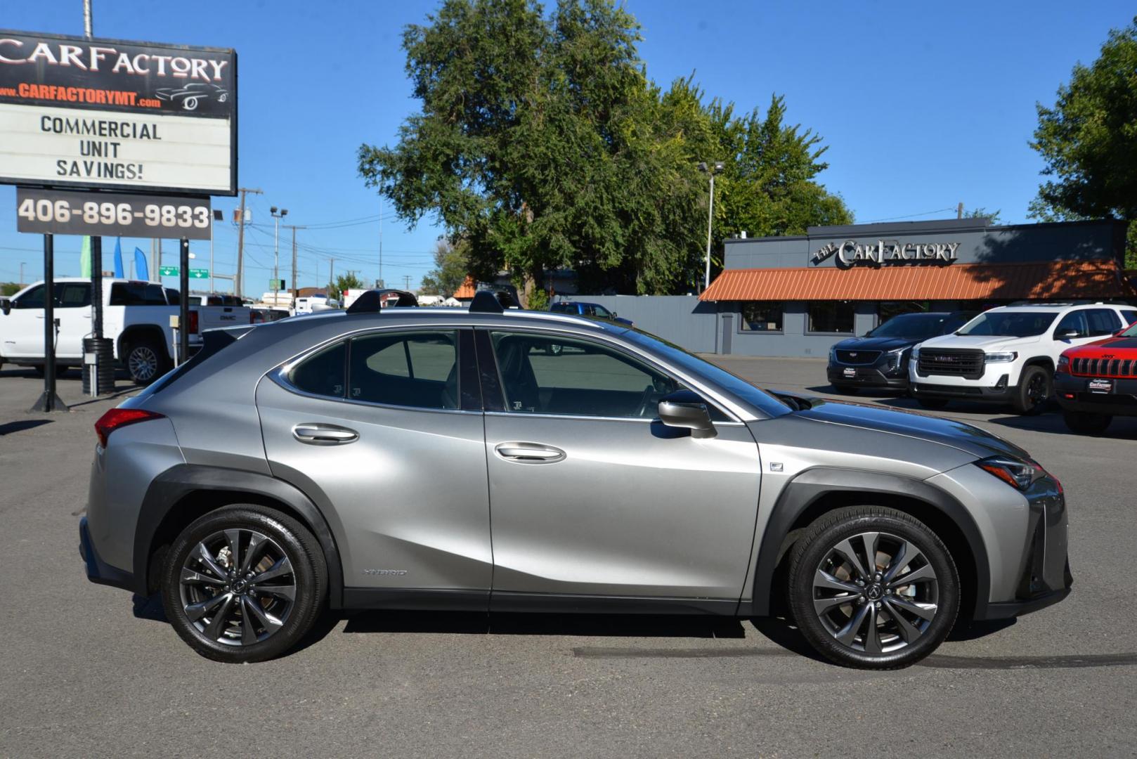 2019 ATOMIC SILVER /Black Lexus UX 250h F SPORT (JTHU9JBH2K2) with an 2.0L L4 DOHC 16V HYBRID engine, CVT transmission, located at 4562 State Avenue, Billings, MT, 59101, (406) 896-9833, 45.769516, -108.526772 - Photo#7