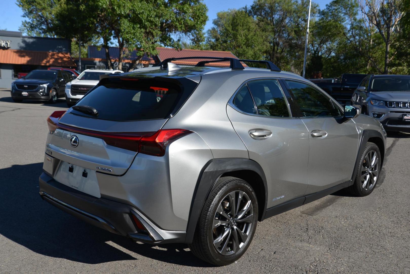 2019 ATOMIC SILVER /Black Lexus UX 250h F SPORT (JTHU9JBH2K2) with an 2.0L L4 DOHC 16V HYBRID engine, CVT transmission, located at 4562 State Avenue, Billings, MT, 59101, (406) 896-9833, 45.769516, -108.526772 - 2019 Lexus UX 250 H, F Sport Hybrid, All Wheel Drive the Lexus is a low mileage 2 Owner vehicle with remaining factory warranty, there are no accidents recorded on the history report. The interior and exterior are very clean, it runs and drives smooth and quiet. The Tires are 18 Inch Bridgestone Tu - Photo#8