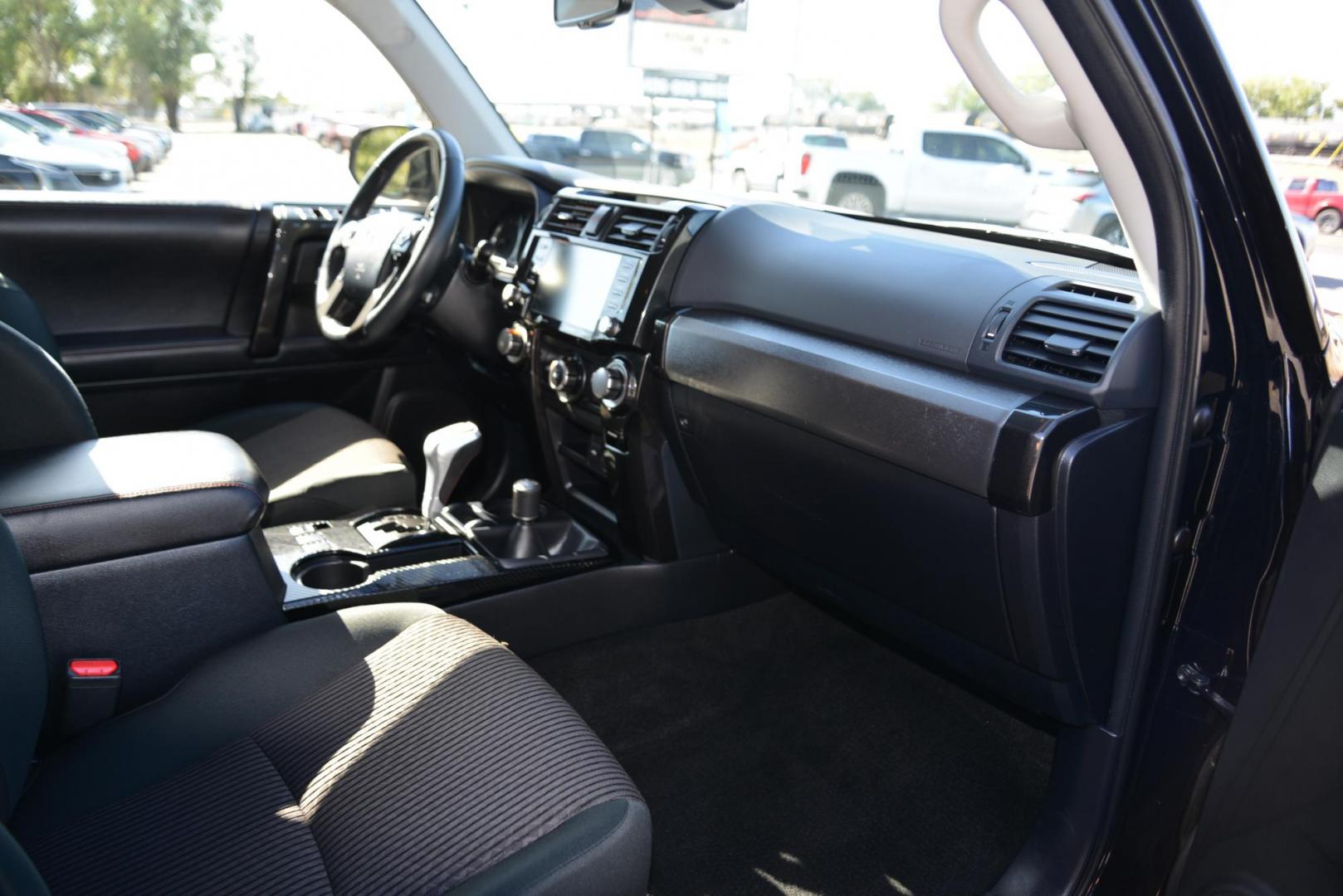 2022 MIDNIGHT BLACK METALLIC /Gray Toyota 4Runner TRD Off-road 4WD (JTEPU5JR4N5) with an 4.0L V6 DOHC 24V engine, 5 Speed Automatic transmission, located at 4562 State Avenue, Billings, MT, 59101, (406) 896-9833, 45.769516, -108.526772 - 2022 Toyota 4Runner TRD offroad 4x4 It is a low mileage one owner SUV with remaining factory warranty, it runs and drives nicely. The interior and exterior are very clean. The Tires are 17 Inch Dunlap Grand Trek's and they are in good shape it has a 4 Liter V6, 5 Speed Automatic Transmission, Lo - Photo#30