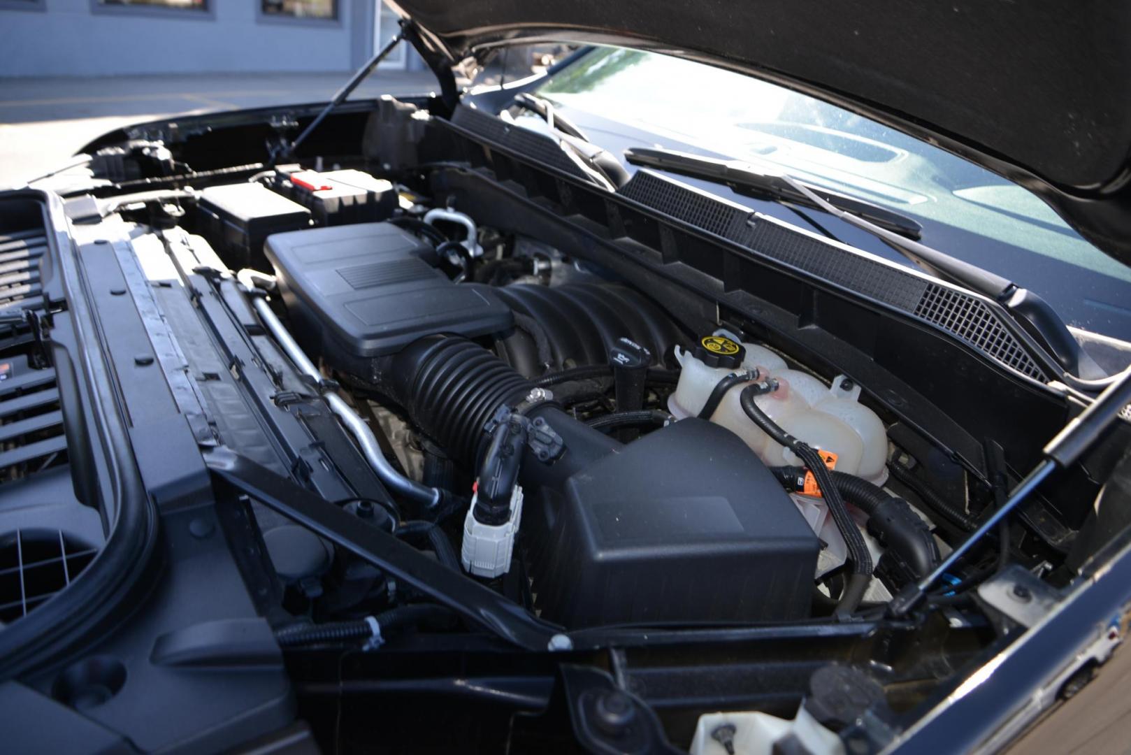 2022 Black /Jet Black Chevrolet Silverado 1500 Limited RST Crew Cab 4WD (1GCUYEEDXNZ) with an 5.3L V8 OHV 16V engine, 8 speed Automatic transmission, located at 4562 State Avenue, Billings, MT, 59101, (406) 896-9833, 45.769516, -108.526772 - 2022 Chevy 1500 Limited RST Crew Cab 4x4 It is a low mileage one owner truck and it still has remaining Factory Warranty, there are no accidents recorded on the history report. It runs and drives nicely, the interior and exterior are clean. The tires are 20 Inch Goodyear Wranglers and they are in - Photo#14