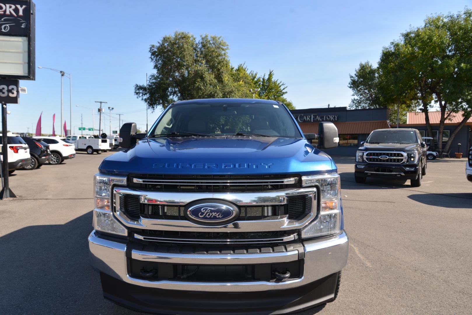 2022 Atlas Blue /Medium Earth Grey Ford F-250 SD XLT SuperCab Long Bed 4WD (1FT7X2B68NE) with an 6.2L V8 OHV 16V engine, 6-Speed Heavy Duty Automatic transmission, located at 4562 State Avenue, Billings, MT, 59101, (406) 896-9833, 45.769516, -108.526772 - This is a 2022 Ford F250 SuperCab XLT 4x4 its a One Owner Truck with no accidents recorded on the history report. The Ford still has remaining factory warranty. it runs and drives nicely, The interior and exterior are very clean.. The tires are 18 Inch Toyo Open Country's and they are in good shape - Photo#4