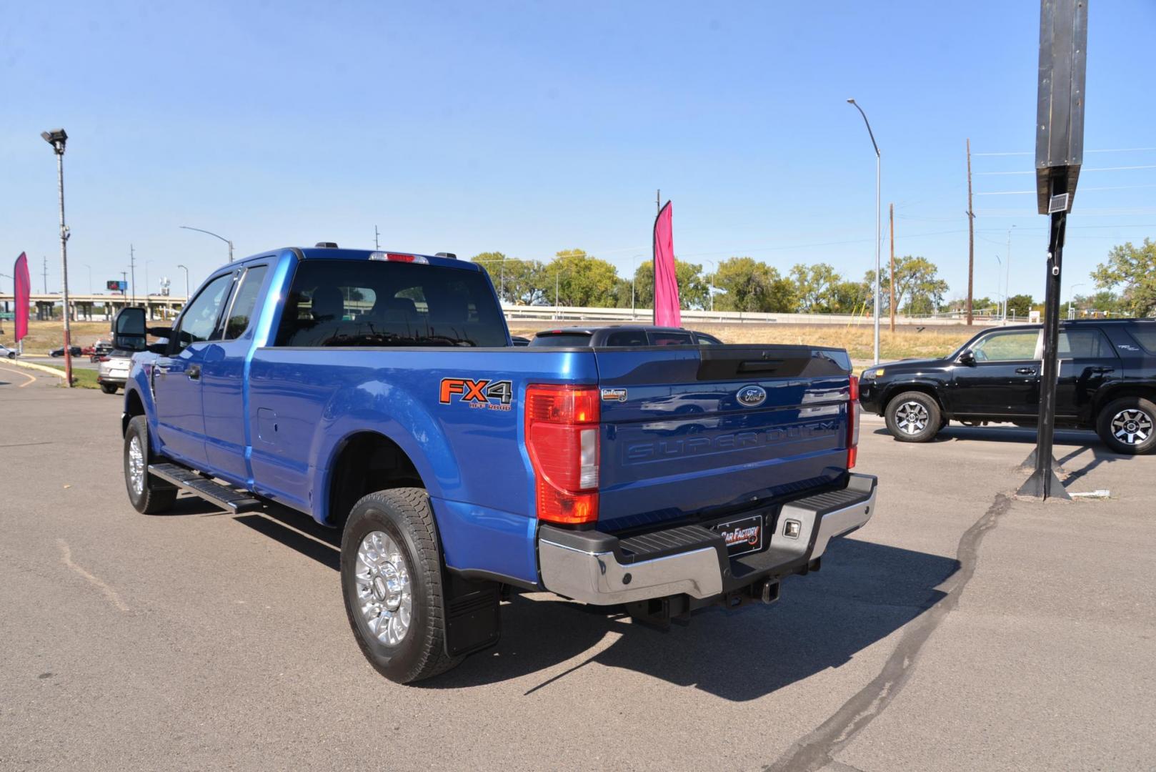 2022 Atlas Blue /Medium Earth Grey Ford F-250 SD XLT SuperCab Long Bed 4WD (1FT7X2B68NE) with an 6.2L V8 OHV 16V engine, 6-Speed Heavy Duty Automatic transmission, located at 4562 State Avenue, Billings, MT, 59101, (406) 896-9833, 45.769516, -108.526772 - This is a 2022 Ford F250 SuperCab XLT 4x4 its a One Owner Truck with no accidents recorded on the history report. The Ford still has remaining factory warranty. it runs and drives nicely, The interior and exterior are very clean.. The tires are 18 Inch Toyo Open Country's and they are in good shape - Photo#6