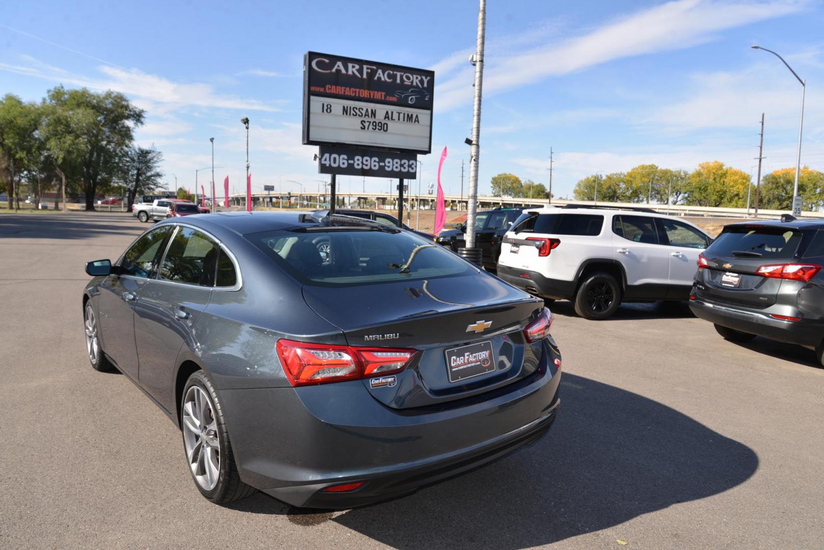 2021 Shadow Grey Metallic /Jet Black Chevrolet Malibu LT (1G1ZD5ST4MF) with an 1.5L L4 DOHC 16V engine, CVT Automatic transmission, located at 4562 State Avenue, Billings, MT, 59101, (406) 896-9833, 45.769516, -108.526772 - 2021 Chevy Malibu LT It is a 1 Owner car with no accidents recorded on the history report. The Malibu runs and drives nicely, The Tires are 19 Inch and they are in great shape The Chevy has a 1.5 Liter Turbo 4 Cylinder, Automatic Transmission, it's rated to get 36 miles per gallon on the hig - Photo#2