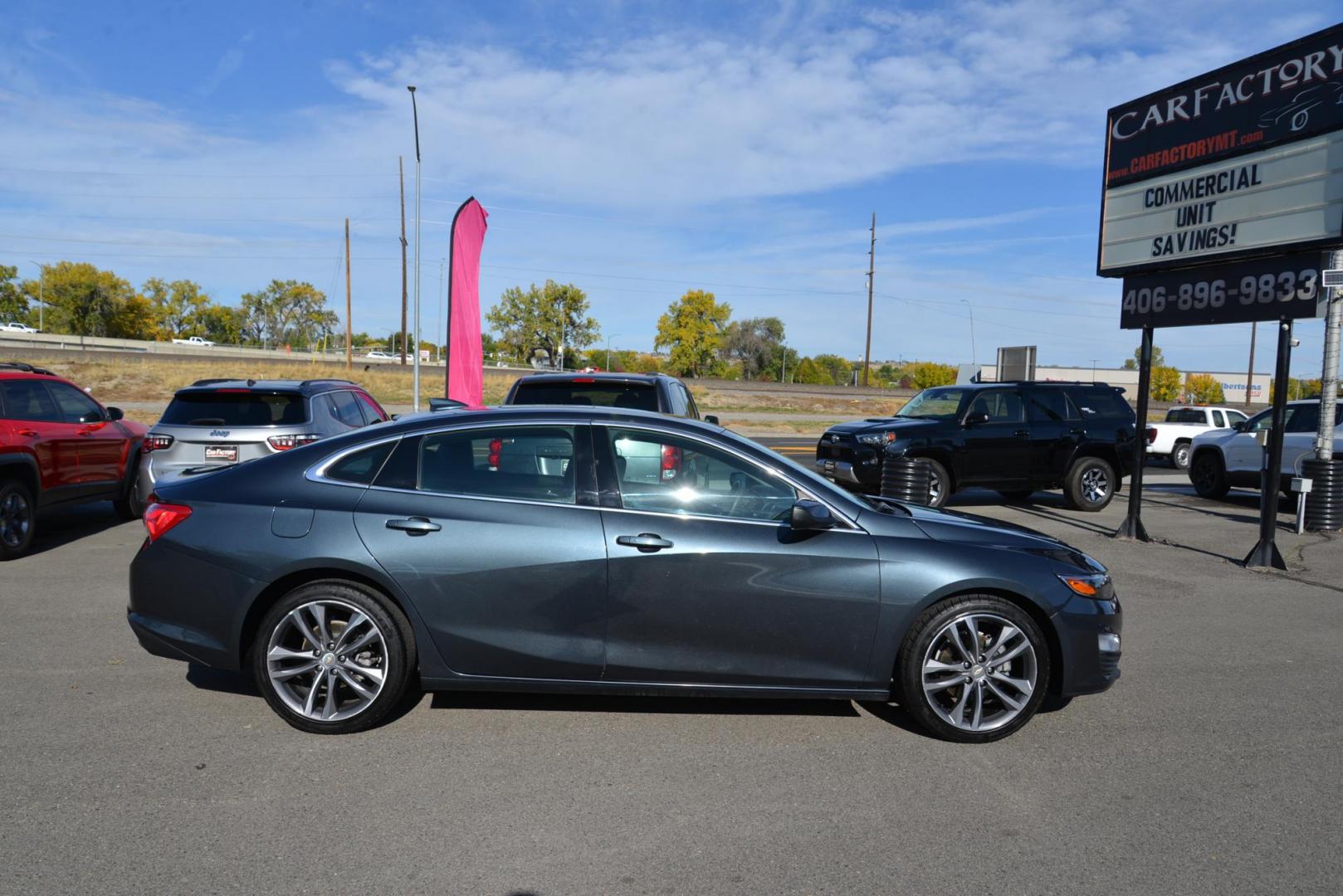 2021 Shadow Grey Metallic /Jet Black Chevrolet Malibu LT (1G1ZD5ST4MF) with an 1.5L L4 DOHC 16V engine, CVT Automatic transmission, located at 4562 State Avenue, Billings, MT, 59101, (406) 896-9833, 45.769516, -108.526772 - 2021 Chevy Malibu LT It is a 1 Owner car with no accidents recorded on the history report. The Malibu runs and drives nicely, The Tires are 19 Inch and they are in great shape The Chevy has a 1.5 Liter Turbo 4 Cylinder, Automatic Transmission, it's rated to get 36 miles per gallon on the hig - Photo#6