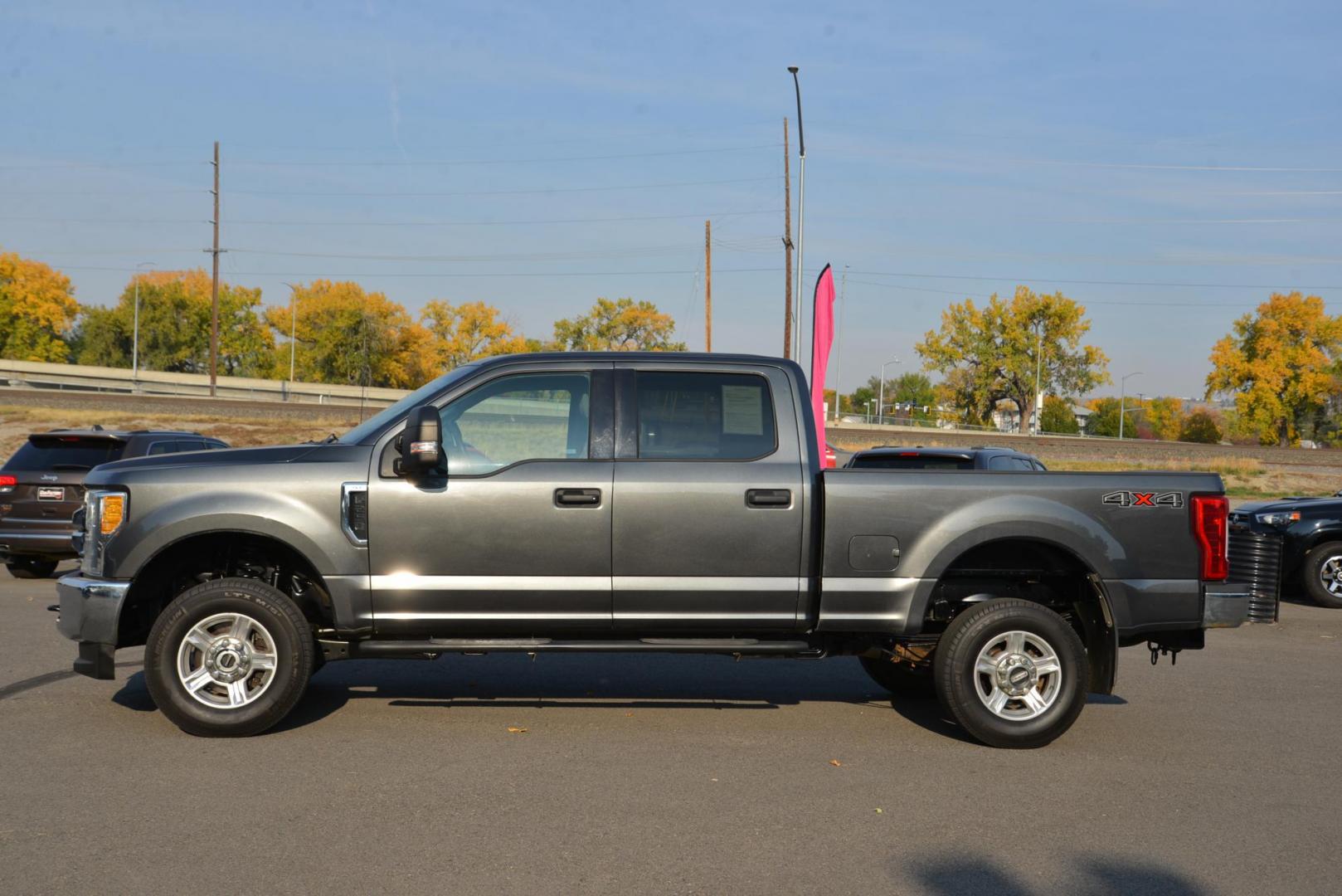 2017 Magnetic /Medium Earth Gray Ford F-250 SD XLT (1FT7W2B6XHE) with an 6.2L V8 OHV 16V engine, 6-Speed Heavy Duty Automatic transmission, located at 4562 State Avenue, Billings, MT, 59101, (406) 896-9833, 45.769516, -108.526772 - 2017 Ford F250 Super Duty Crew Cab XLT 4x4 This Ford is a one owner truck and has only 47,716 miles! The truck runs and drives great. The interior and exterior are clean. The Tires are 17 inch and they are brand new. it has a 6. 2 Liter V8, 6 Speed Automatic Transmission, 3 73 Electronic Locking - Photo#5