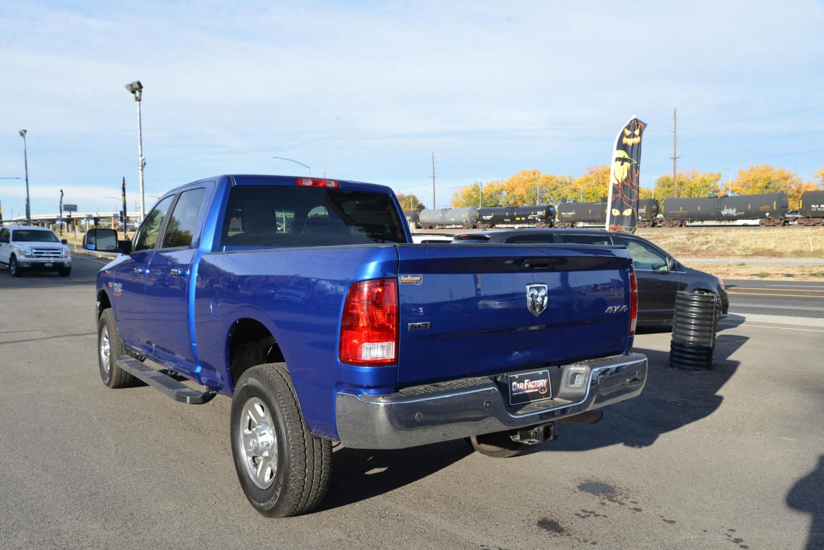 2015 Blue /Grey RAM 3500 SLT Crew Cab SWB 4WD (3C63R3DJ8FG) with an 6.4L V8 OHV 16V engine, 6-Speed Automatic transmission, located at 4562 State Avenue, Billings, MT, 59101, (406) 896-9833, 45.769516, -108.526772 - 20 15 Ram 3500 Crew Cab SLT 4 Wheel Drive This has been in Montana Since new, There are no accidents recorded on the history report. The Tires are 18 Inch Michelin LTX's and they are in good shape. We have had the transmission rebuilt and the transmission has a warranty on it. The Ram has a 6.4 - Photo#4