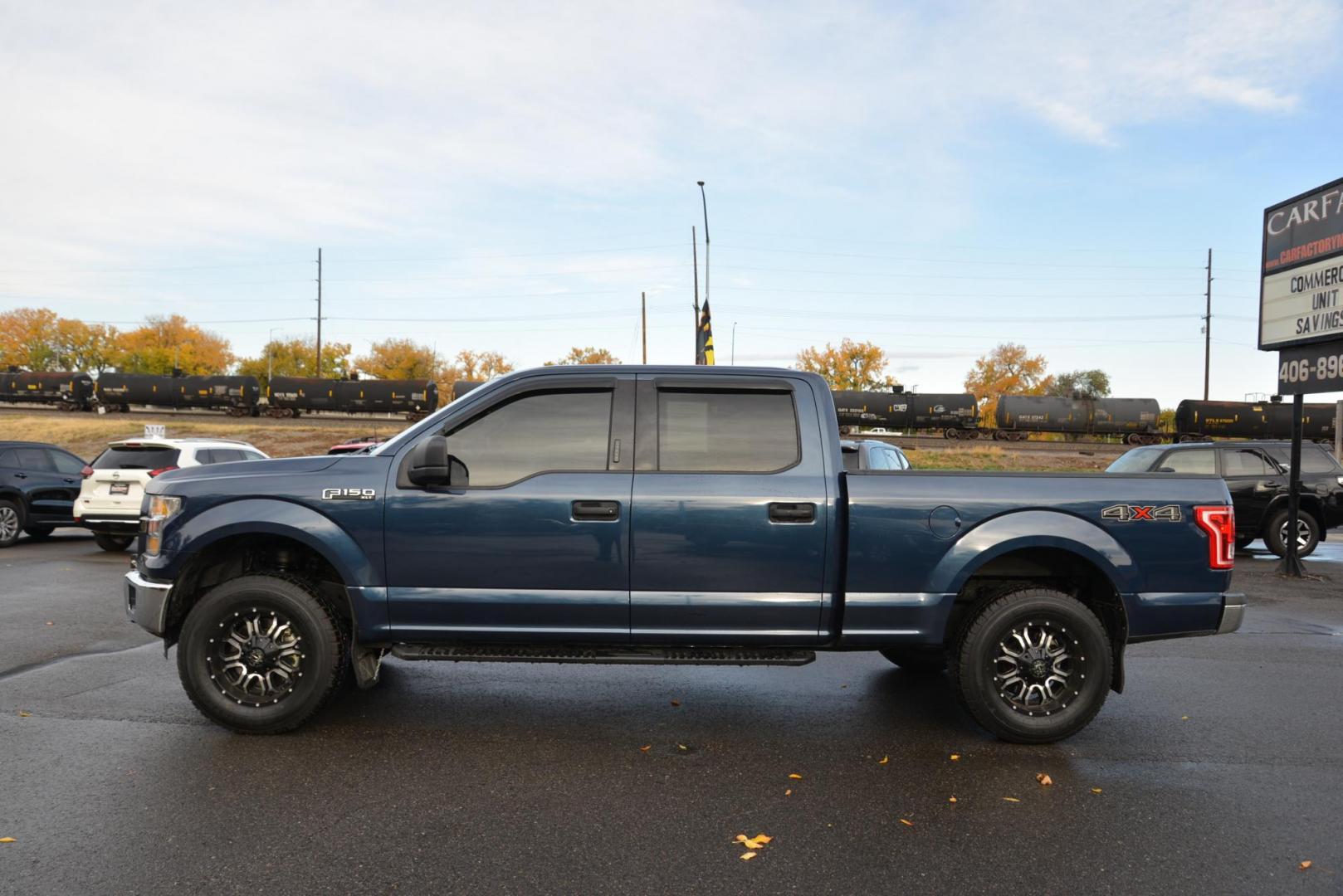 2016 Blue Jeans Metallic /Grey Ford F-150 XLT (1FTFW1EFXGF) with an 5.0L V8 engine, 6A transmission, located at 4562 State Avenue, Billings, MT, 59101, (406) 896-9833, 45.769516, -108.526772 - 2016 Ford F150, Super Crew XLT 4x4, with a 6.5 foot bed. The Ford is a One Owner Vehicle with only 70, 635 miles. There are no accidents recorded on the history report. The Interior and exterior are very clean. The truck runs and drives nicely. The tires are 18 Inch Power Trac, Power Landers and - Photo#2