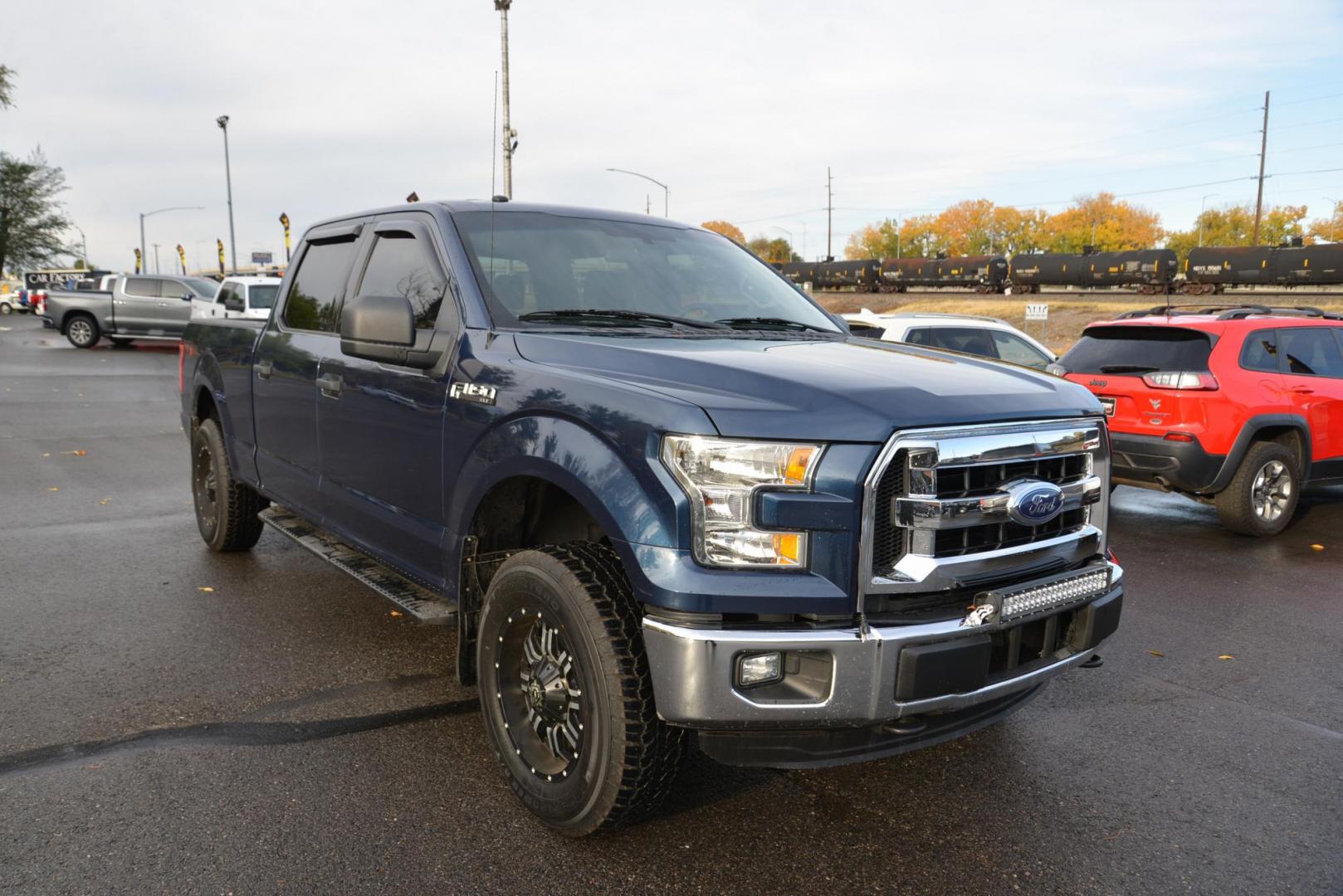 2016 Blue Jeans Metallic /Grey Ford F-150 XLT (1FTFW1EFXGF) with an 5.0L V8 engine, 6A transmission, located at 4562 State Avenue, Billings, MT, 59101, (406) 896-9833, 45.769516, -108.526772 - 2016 Ford F150, Super Crew XLT 4x4, with a 6.5 foot bed. The Ford is a One Owner Vehicle with only 70, 635 miles. There are no accidents recorded on the history report. The Interior and exterior are very clean. The truck runs and drives nicely. The tires are 18 Inch Power Trac, Power Landers and - Photo#8