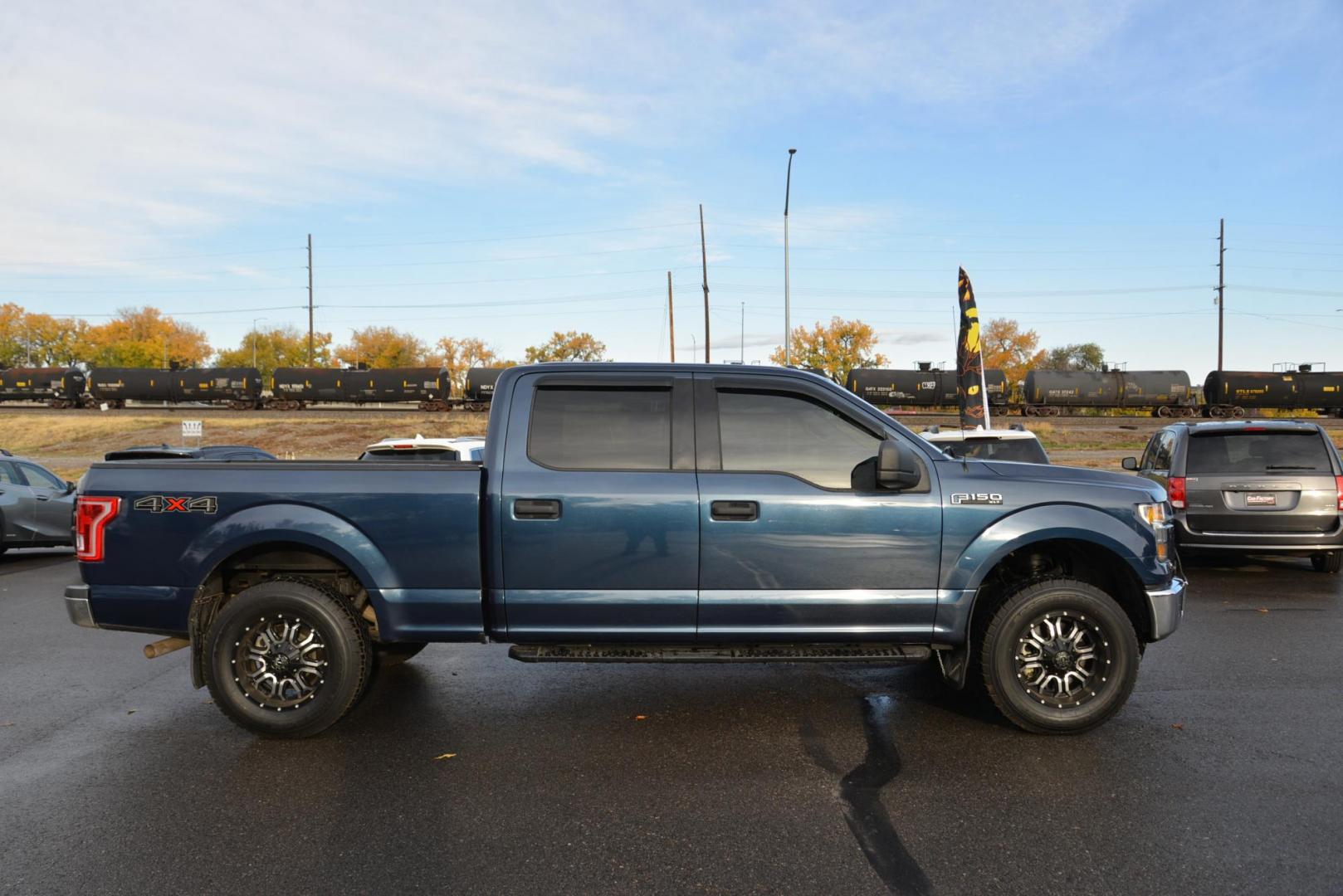 2016 Blue Jeans Metallic /Grey Ford F-150 XLT (1FTFW1EFXGF) with an 5.0L V8 engine, 6A transmission, located at 4562 State Avenue, Billings, MT, 59101, (406) 896-9833, 45.769516, -108.526772 - 2016 Ford F150, Super Crew XLT 4x4, with a 6.5 foot bed. The Ford is a One Owner Vehicle with only 70, 635 miles. There are no accidents recorded on the history report. The Interior and exterior are very clean. The truck runs and drives nicely. The tires are 18 Inch Power Trac, Power Landers and - Photo#10