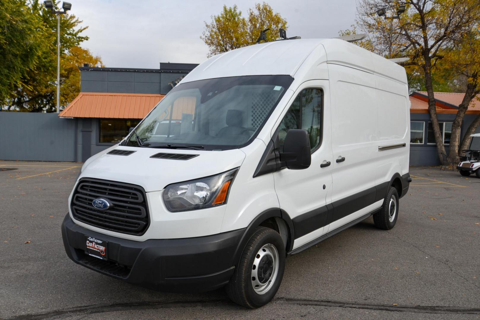 2019 Oxford White /Grey Ford Transit 350 Van High Roof w/Dual Sliding Pass. 148-in. WB (1FTBW2UM4KK) with an 3.7L V6 DOHC 24V engine, 6A transmission, located at 4562 State Avenue, Billings, MT, 59101, (406) 896-9833, 45.769516, -108.526772 - 2000 19 Ford Transit, T-350 High Roof Cargo Van This Low Mileage one Ton Cargo Van has no accidents recorded on the history report, The tires are in good shape. It has been inspected, serviced and it's ready to go to the job site today it has a 3.7 liter V6 Engine, 6 speed automatic transmissi - Photo#2