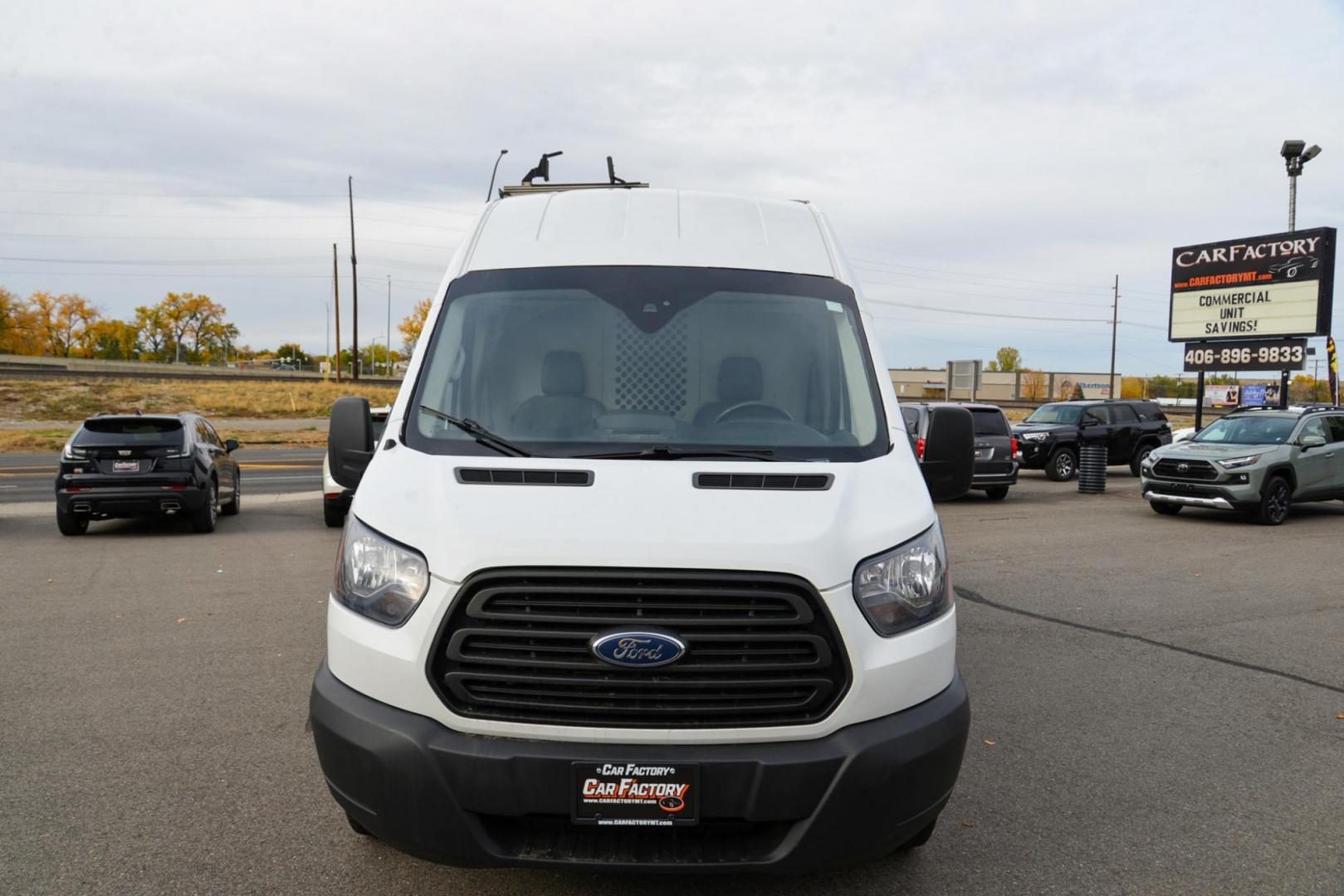 2019 Oxford White /Grey Ford Transit 350 Van High Roof w/Dual Sliding Pass. 148-in. WB (1FTBW2UM4KK) with an 3.7L V6 DOHC 24V engine, 6A transmission, located at 4562 State Avenue, Billings, MT, 59101, (406) 896-9833, 45.769516, -108.526772 - 2000 19 Ford Transit, T-350 High Roof Cargo Van This Low Mileage one Ton Cargo Van has no accidents recorded on the history report, The tires are in good shape. It has been inspected, serviced and it's ready to go to the job site today it has a 3.7 liter V6 Engine, 6 speed automatic transmissi - Photo#9