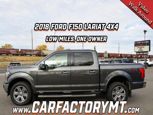 2018 Ford F-150 Lariat Super Crew 4x4, Low Miles