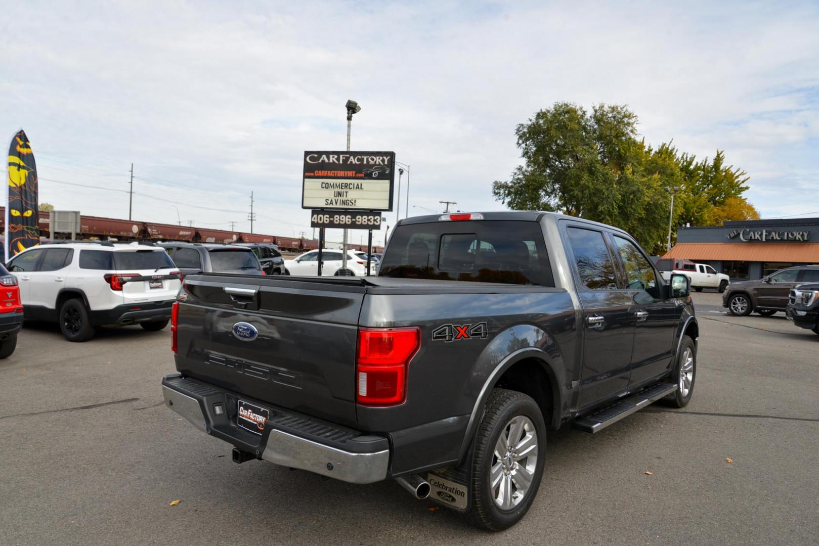 2018 Magnetic /Grey Ford F-150 Lariat (1FTEW1E52JF) with an 5.0L V8 OHV 32V engine, 10 Speed Automatic transmission, located at 4562 State Avenue, Billings, MT, 59101, (406) 896-9833, 45.769516, -108.526772 - 2018 Ford F1 50 Super Crew Lariat 4x4 This Low Mileage, One Owner Ford has no accidents recorded on the history report. The truck runs and drives nicely. The interior and exterior are very clean. The 20 Inch Tires are in next to new condition The Ford has a 5 Liter V8 Engine. 10 Speed Automati - Photo#8