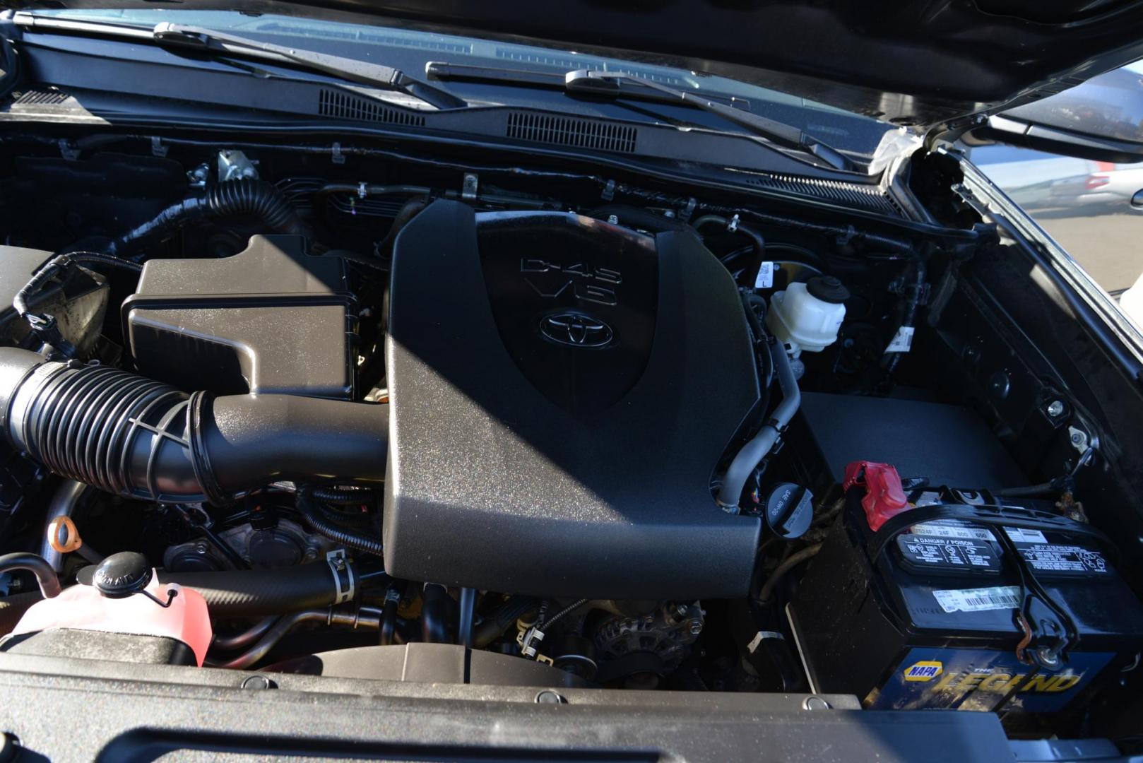 2022 Magnetic Gray Metallic /Black with red accents Toyota Tacoma SR5 Double Cab Long Bed V6 6AT 4WD (3TMCZ5ANXNM) with an 3.5L V6 DOHC 24V engine, 6A transmission, located at 4562 State Avenue, Billings, MT, 59101, (406) 896-9833, 45.769516, -108.526772 - 2022 Toyota Tacoma, SR5 Double Cab 4x4 The Tacoma is a One Owner Truck, There are no accidents recorded on the history report. The Interior and exterior are very clean. It runs and drives nicely. The 16 Inch Tires are in good condition It has the tried and true, reliable Atkinson Cycle V6 Engi - Photo#17