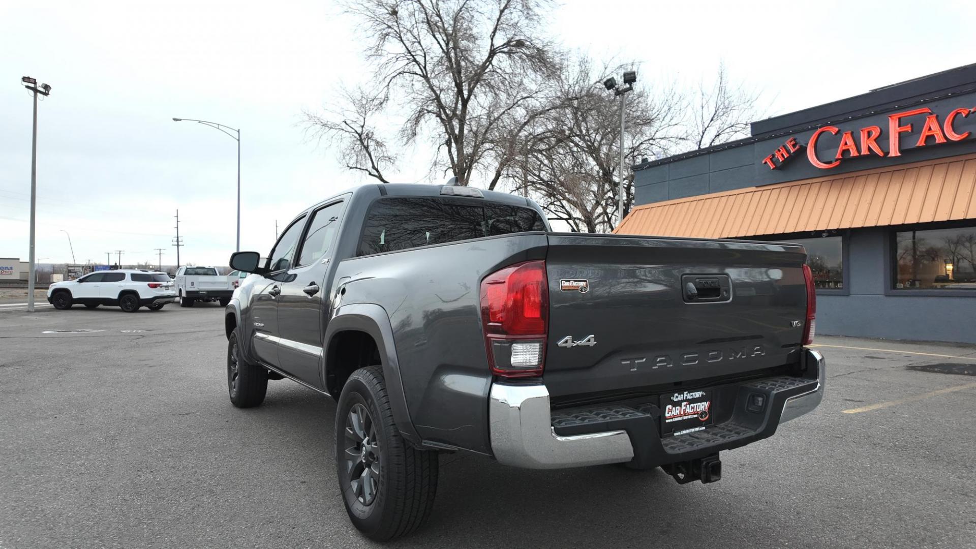 2022 Magnetic Gray Metallic /Black with red accents Toyota Tacoma SR5 Double Cab Long Bed V6 6AT 4WD (3TMCZ5ANXNM) with an 3.5L V6 DOHC 24V engine, 6A transmission, located at 4562 State Avenue, Billings, MT, 59101, (406) 896-9833, 45.769516, -108.526772 - 2022 Toyota Tacoma, SR5 Double Cab 4x4 The Tacoma is a One Owner Truck, There are no accidents recorded on the history report. The Interior and exterior are very clean. It runs and drives nicely. The 16 Inch Tires are in good condition It has the tried and true, reliable Atkinson Cycle V6 Engi - Photo#5