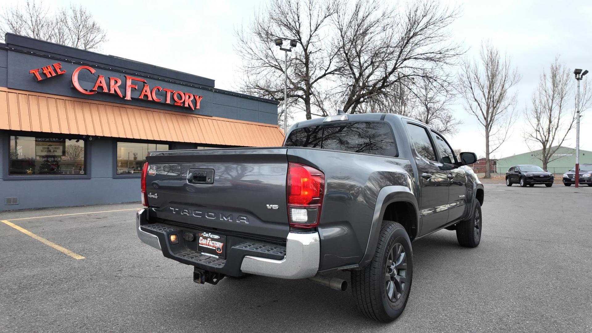 2022 Magnetic Gray Metallic /Black with red accents Toyota Tacoma SR5 Double Cab Long Bed V6 6AT 4WD (3TMCZ5ANXNM) with an 3.5L V6 DOHC 24V engine, 6A transmission, located at 4562 State Avenue, Billings, MT, 59101, (406) 896-9833, 45.769516, -108.526772 - 2022 Toyota Tacoma, SR5 Double Cab 4x4 The Tacoma is a One Owner Truck, There are no accidents recorded on the history report. The Interior and exterior are very clean. It runs and drives nicely. The 16 Inch Tires are in good condition It has the tried and true, reliable Atkinson Cycle V6 Engi - Photo#10