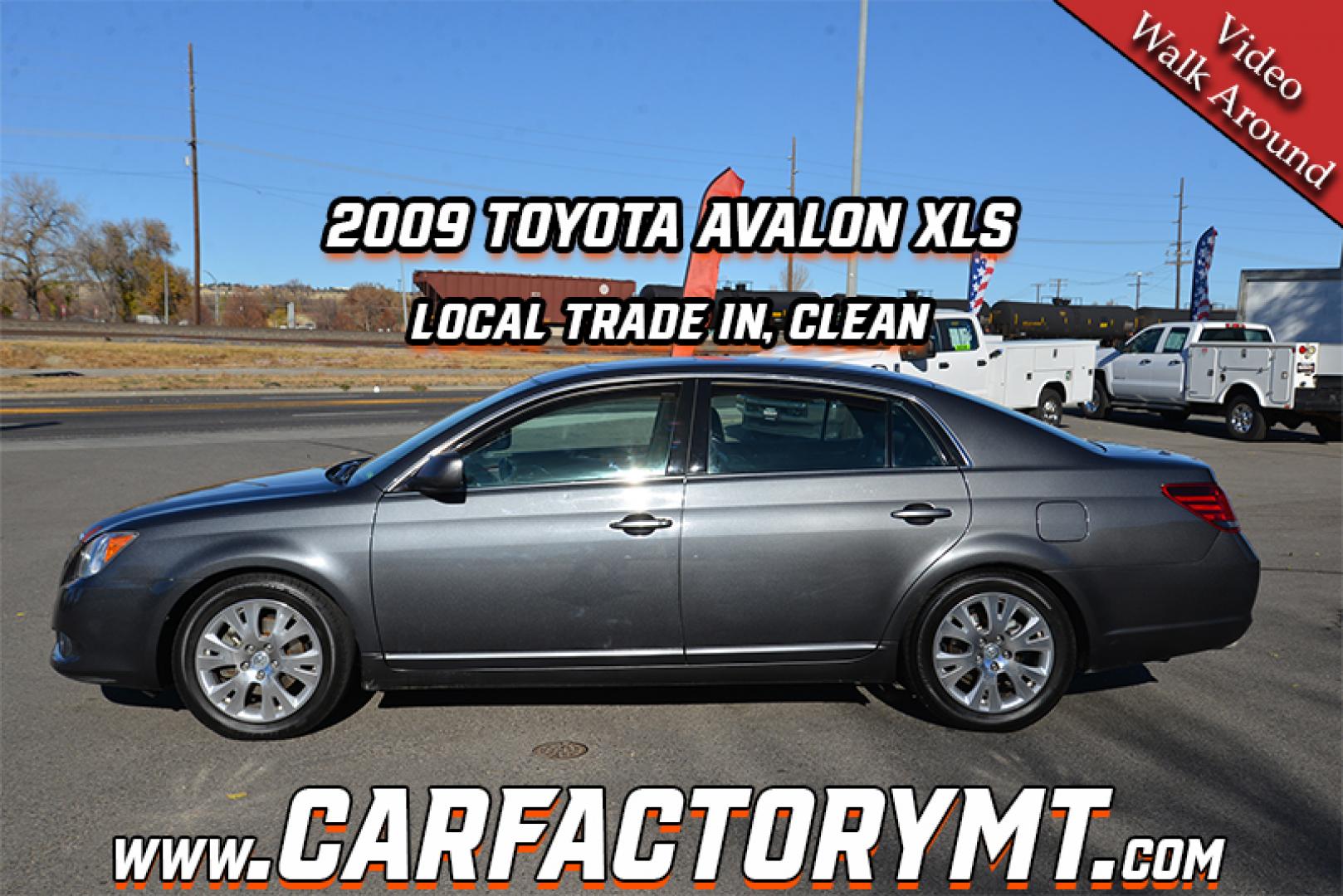 2009 Magnetic Gray Metallic /dark charcoal Toyota Avalon XLS (4T1BK36B49U) with an 3.5L V6 DOHC 24V engine, 6-Speed Automatic transmission, located at 4562 State Avenue, Billings, MT, 59101, (406) 896-9833, 45.769516, -108.526772 - 2009 Toyota Avalon XLS This Avalon is a Local Trade In, it runs and drives smooth and quiet, The interior and exterior are clean, the 17 Inch tires are in good shape. For the age of the car the miles are lower than a typical 2009. it has a 3.5 Liter V6 , 6 Speed Automatic Transmission, Vehicl - Photo#1