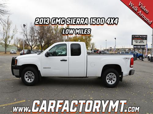 2013 GMC Sierra 1500 Work Truck Ext. Cab 4WD Low Miles!