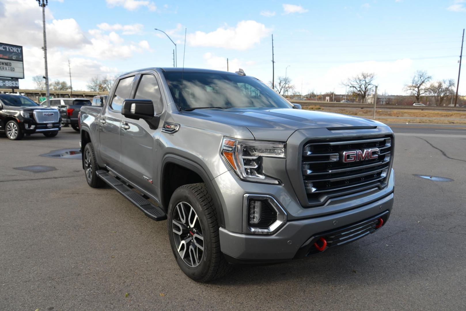 2020 Satin Steel Metallic /Jet Black GMC Sierra 1500 AT4 (1GTP9EEL0LZ) with an 6.2L V8 OHV 16V engine, 6A transmission, located at 4562 State Avenue, Billings, MT, 59101, (406) 896-9833, 45.769516, -108.526772 - Photo#2