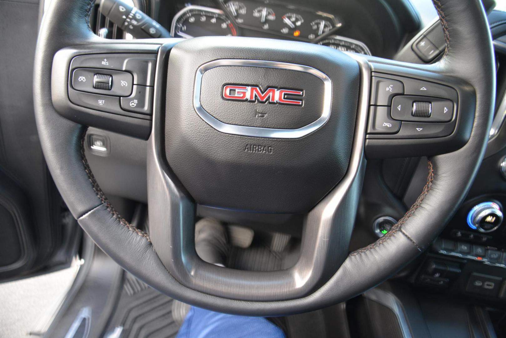 2020 Satin Steel Metallic /Jet Black GMC Sierra 1500 AT4 (1GTP9EEL0LZ) with an 6.2L V8 OHV 16V engine, 6A transmission, located at 4562 State Avenue, Billings, MT, 59101, (406) 896-9833, 45.769516, -108.526772 - Photo#38