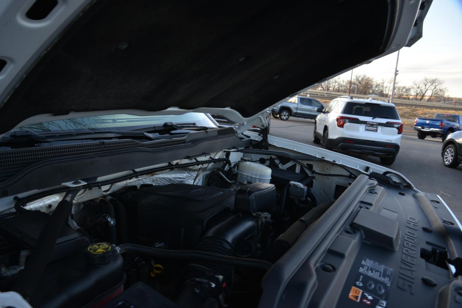 2016 Summit White /Grey Chevrolet Silverado 2500HD Work Truck Double Cab 4WD (1GC2KUEG3GZ) with an 6.0L V8 OHV 16V FFV engine, 6-Speed Heavy Duty Automatic transmission, located at 4562 State Avenue, Billings, MT, 59101, (406) 896-9833, 45.769516, -108.526772 - 2016 Chevy Silverado 2500 HD 4x4 This Low Mileage Chevy is a One owner truck. There are no accidents recorded on the history report . The Silverado runs and drives nicely.. The 17 Inch Good Year Wrangler Tires are in decent shape. It has a 6.0 Liter V8 , 6 Speed Automatic Transmission, 4.10 Rear - Photo#13