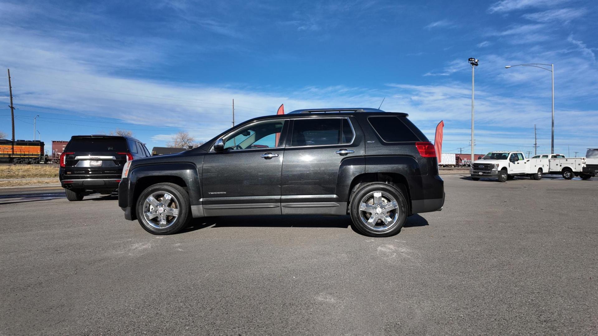 2012 Carbon Black Metallic /Jet Black GMC Terrain SLT2 AWD (2GKFLXE52C6) with an 3.0L V6 DOHC 24V FFV engine, 6-Speed Automatic transmission, located at 4562 State Avenue, Billings, MT, 59101, (406) 896-9833, 45.769516, -108.526772 - Your looking at a 2012 Terrain All Wheel Drive The Terrain is a local trade in. There are no accidents recorded on the history report. The Terrain runs and drives nicely, the interior and exterior are clean. The 18 Inch tires are in good condition It has a 3.0 Liter V6 engine, 6 Speed automatic - Photo#4