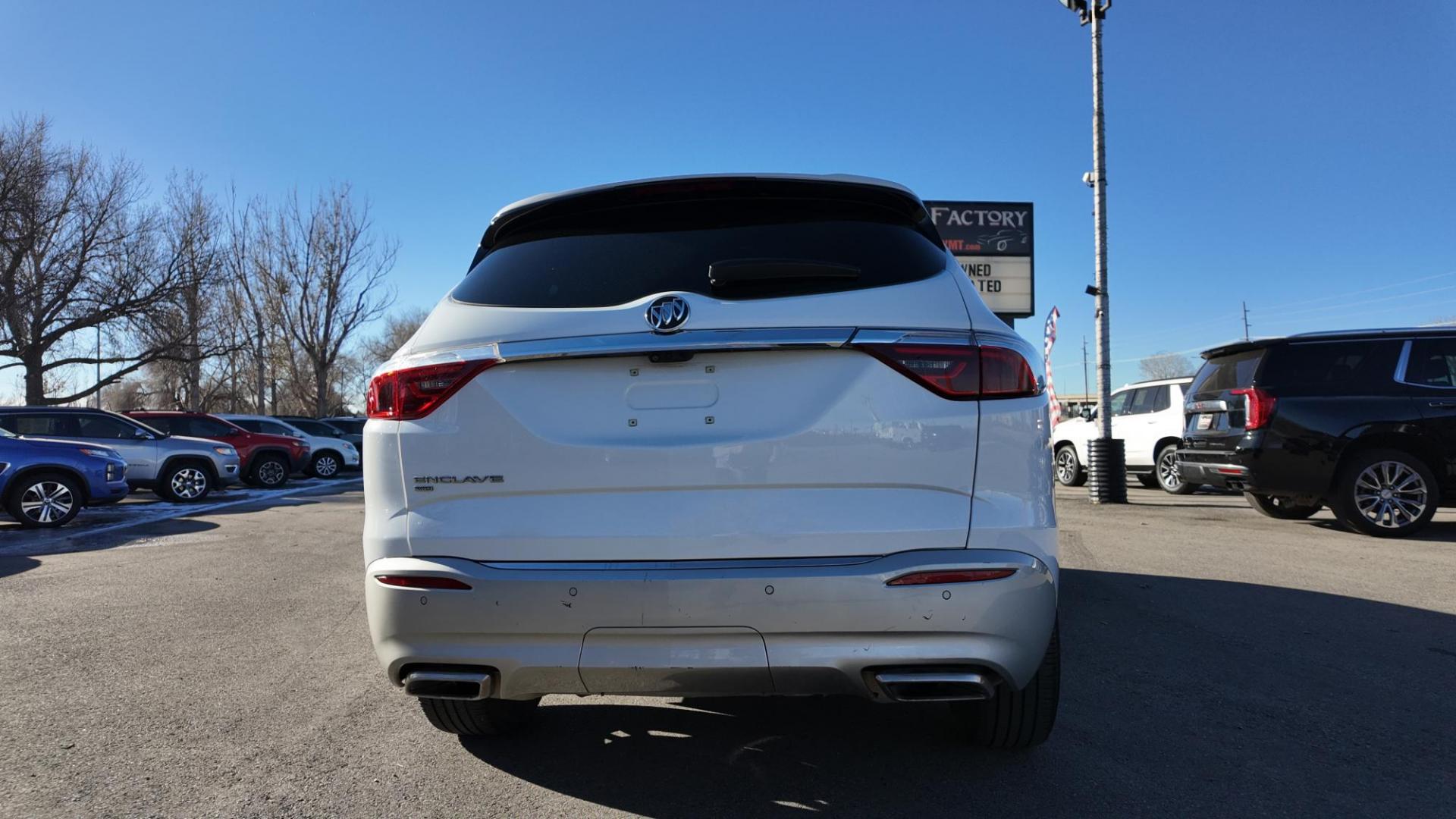 2022 Summit White /DARK GALVANIZED W/ EBONY Buick Enclave Premium AWD (5GAEVBKW7NJ) with an 3.6L V6 DOHC 24V engine, 9A transmission, located at 4562 State Avenue, Billings, MT, 59101, (406) 896-9833, 45.769516, -108.526772 - 2022 Buick Enclave Premium All Wheel Drive This Enclave is a One Owner vehicle, There are no accidents reported on the vehicle history report. The tires are in great shape and the Buick runs and drives quiet and smooth. If you want all the latest tech and 3rd row seating this is the cross over - Photo#6