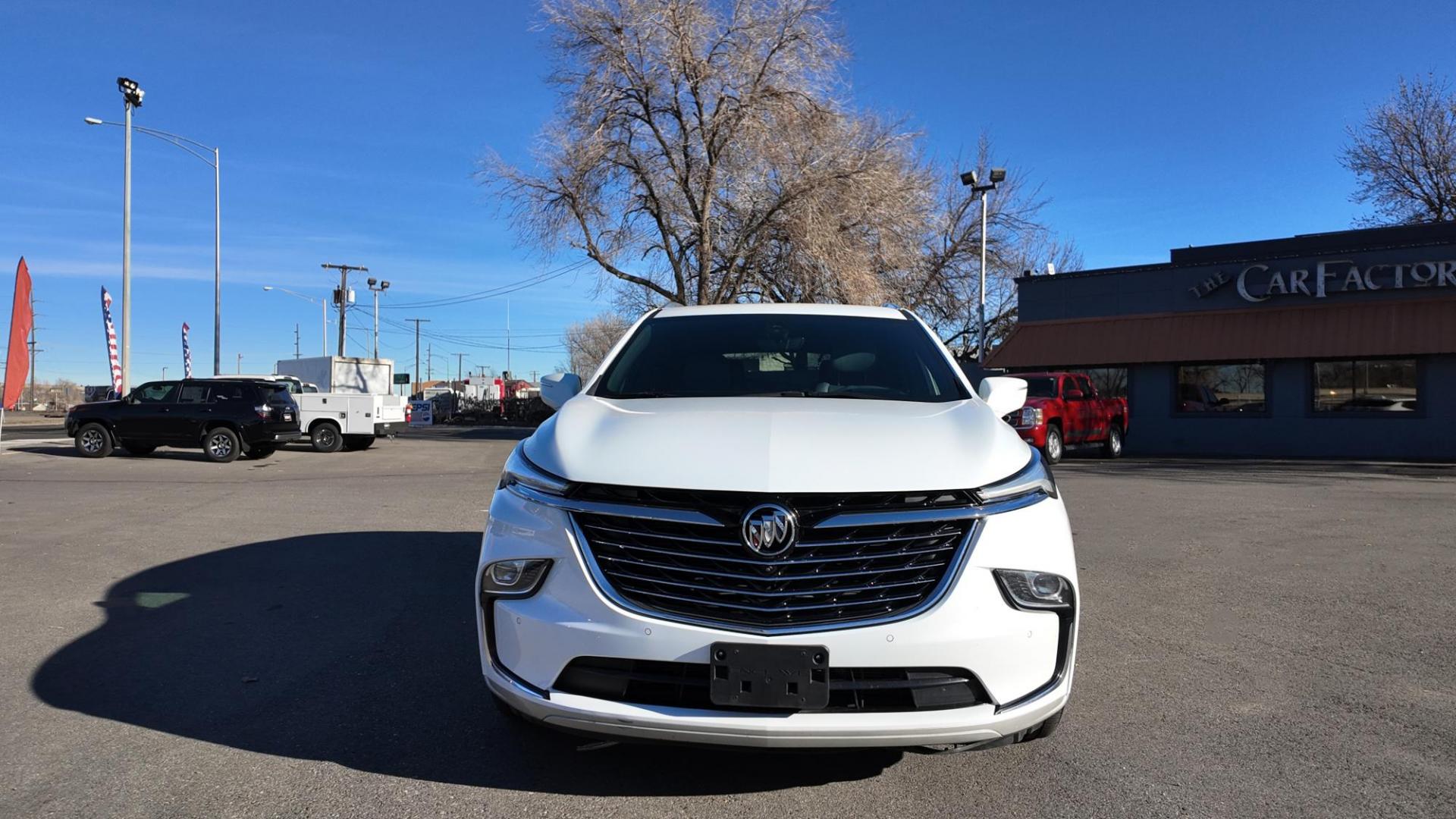 2022 Summit White /DARK GALVANIZED W/ EBONY Buick Enclave Premium AWD (5GAEVBKW7NJ) with an 3.6L V6 DOHC 24V engine, 9A transmission, located at 4562 State Avenue, Billings, MT, 59101, (406) 896-9833, 45.769516, -108.526772 - 2022 Buick Enclave Premium All Wheel Drive This Enclave is a One Owner vehicle, There are no accidents reported on the vehicle history report. The tires are in great shape and the Buick runs and drives quiet and smooth. If you want all the latest tech and 3rd row seating this is the cross over - Photo#10