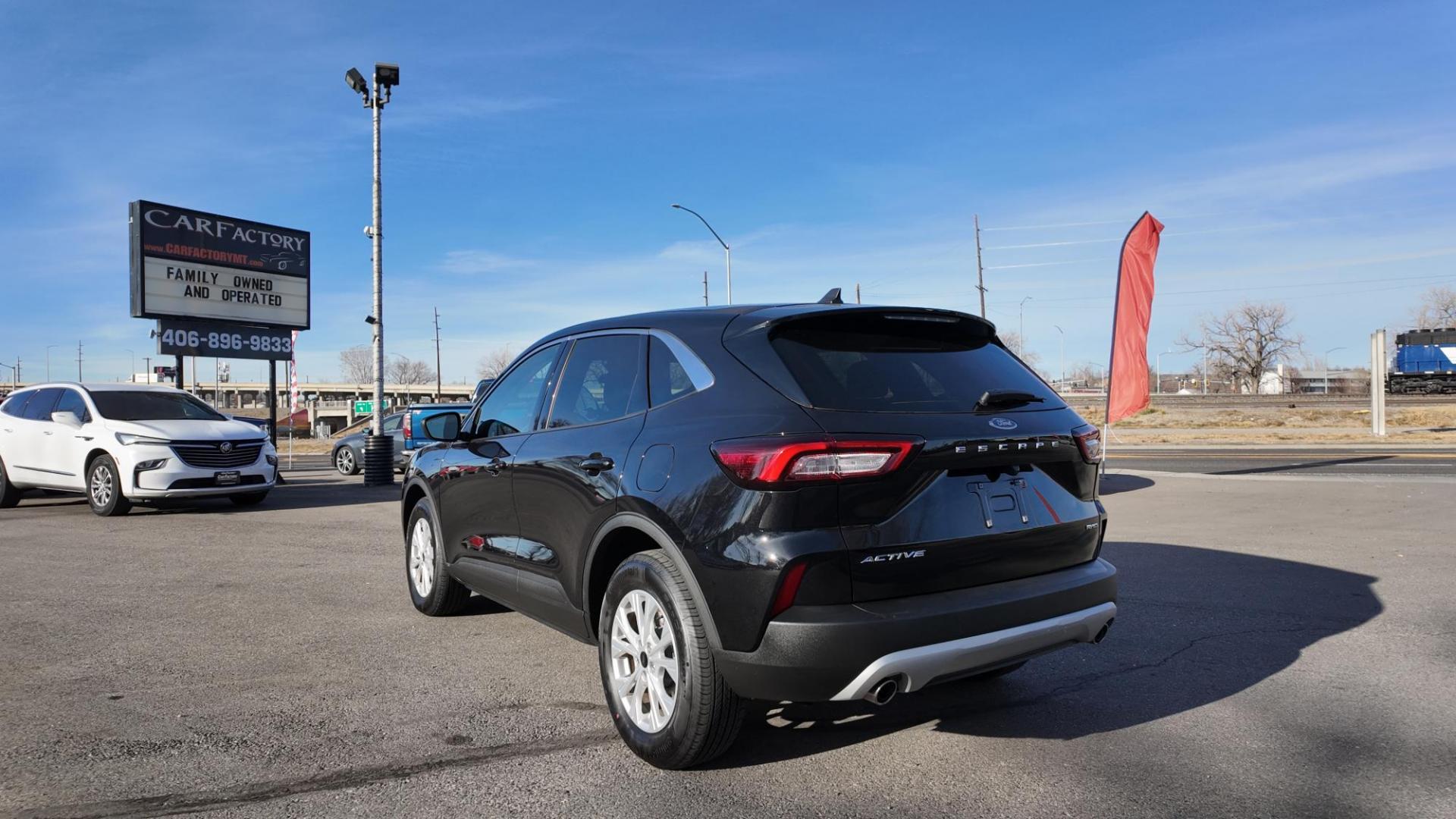 2024 Black /Black Ford Escape Active AWD (1FMCU9GN5RU) with an 1.5L L3 engine, 8 Speed Automatic transmission, located at 4562 State Avenue, Billings, MT, 59101, (406) 896-9833, 45.769516, -108.526772 - 2024 Ford Escape Active All Wheel Drive This Escape is a one owner vehicle with no accidents recorded on the history report, It has remaining Factory Warranty. The interior and exterior are clean. The 17 Inch Continental Pro Contact Tires are in great shape. it has a 1.5 Liter EcoBoost Engine, 8 S - Photo#5