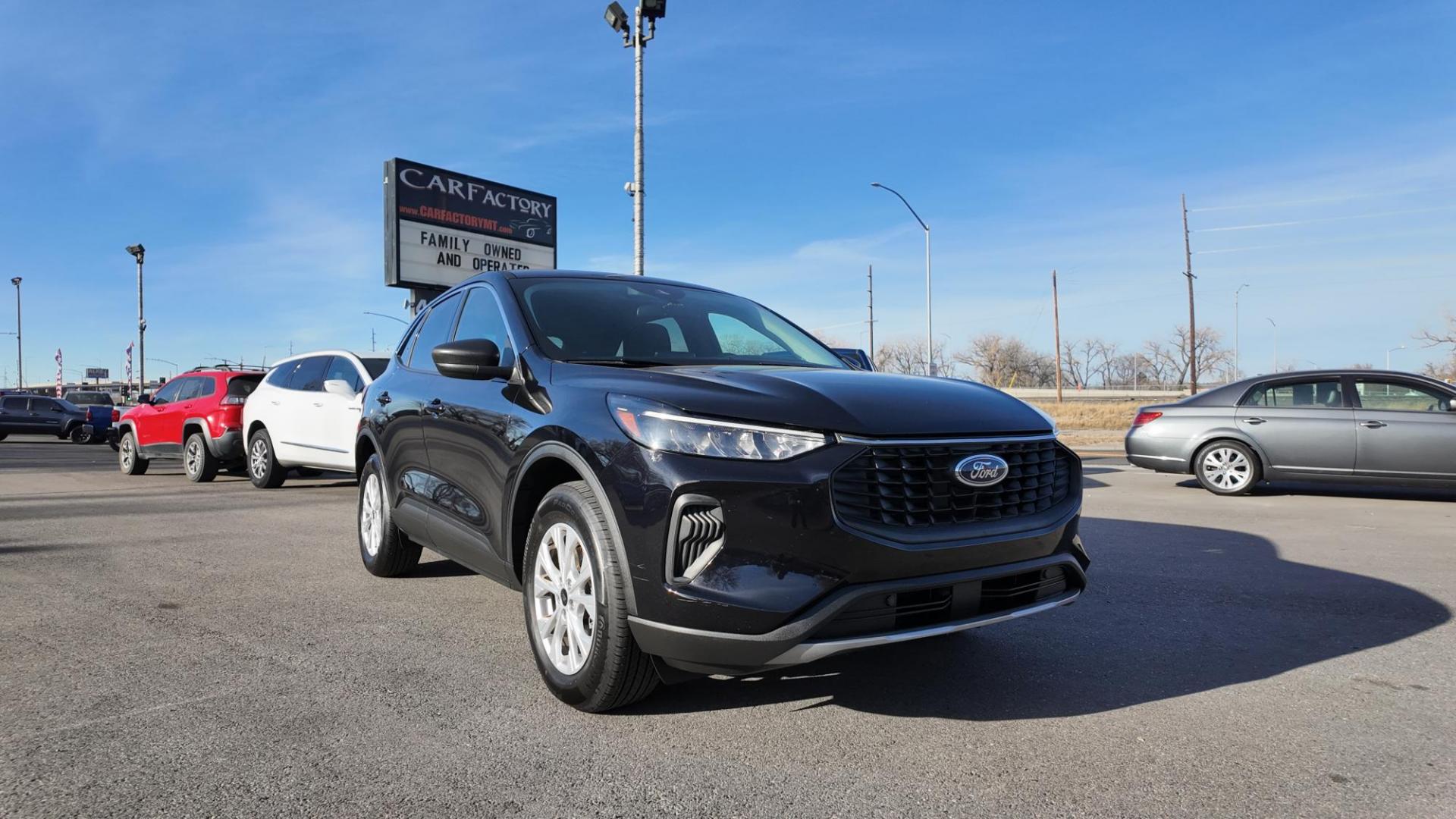 2024 Black /Black Ford Escape Active AWD (1FMCU9GN5RU) with an 1.5L L3 engine, 8 Speed Automatic transmission, located at 4562 State Avenue, Billings, MT, 59101, (406) 896-9833, 45.769516, -108.526772 - 2024 Ford Escape Active All Wheel Drive This Escape is a one owner vehicle with no accidents recorded on the history report, It has remaining Factory Warranty. The interior and exterior are clean. The 17 Inch Continental Pro Contact Tires are in great shape. it has a 1.5 Liter EcoBoost Engine, 8 S - Photo#10