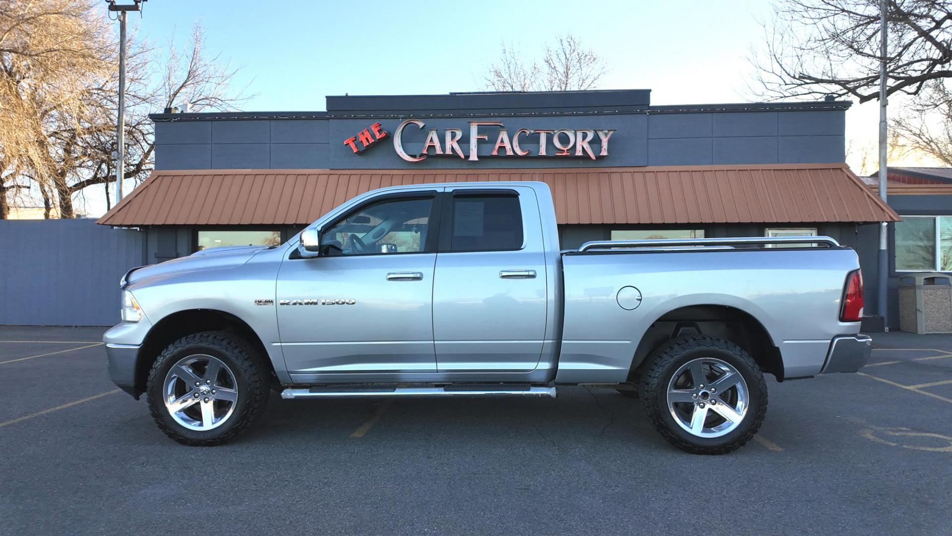 2012 Bright Silver /Dark Slate Dodge Ram 1500 Bighorn (1C6RD7GT1CS) with an 5.7L HEMI V8 OHV 16V engine, 6-Speed Automatic transmission, located at 4562 State Avenue, Billings, MT, 59101, (406) 896-9833, 45.769516, -108.526772 - Photo#3