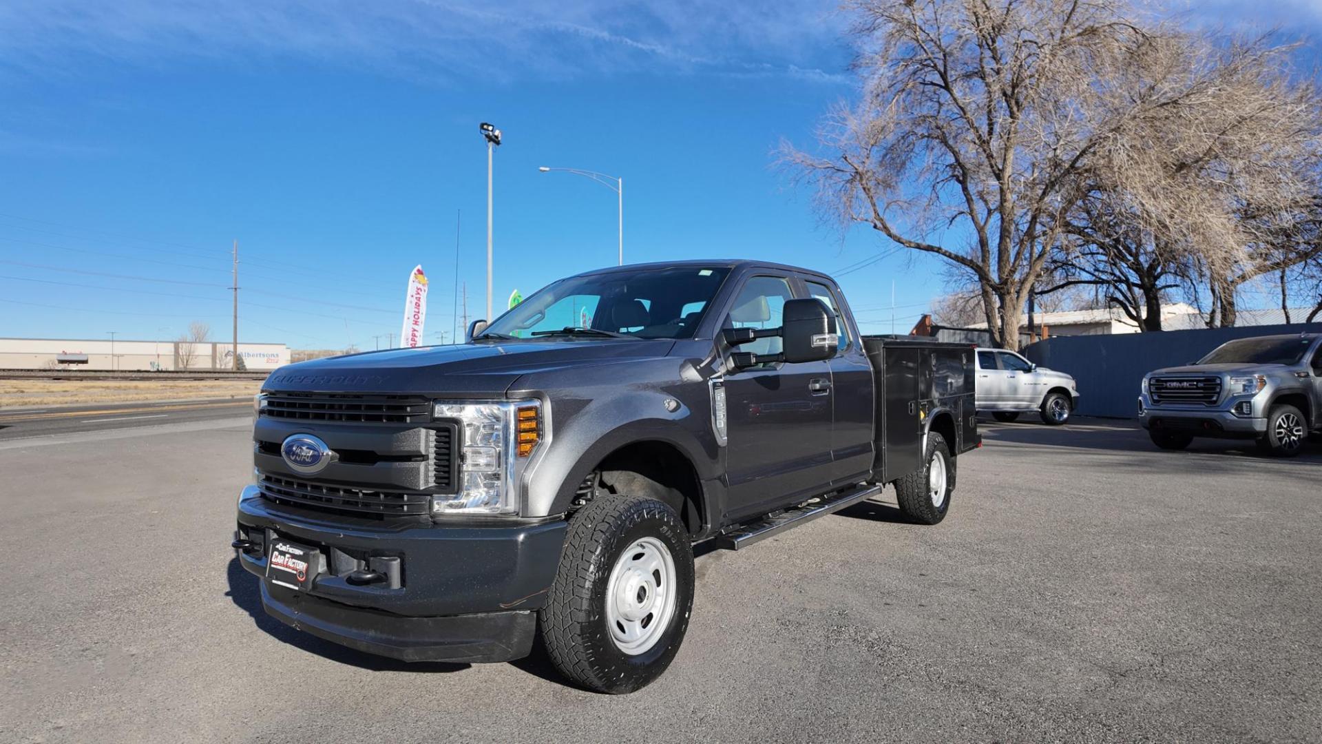 2019 Magnetic Gray Metallic /Grey Earth Ford F-250 SD XL (1FD7X2B60KE) with an 6.2L V8 OHV 16V engine, 6 speed automatic transmission, located at 4562 State Avenue, Billings, MT, 59101, (406) 896-9833, 45.769516, -108.526772 - 2019 Ford F250 Super Cab 4x4 with a Knapheide Service Body The Ford has been inspected and serviced. Ready to go to the job site today. There are no accidents recorded on the history report. The Truck runs and drives nicely. The 17 Inch Hankook Dynapro tires are in good condition. The interior an - Photo#15