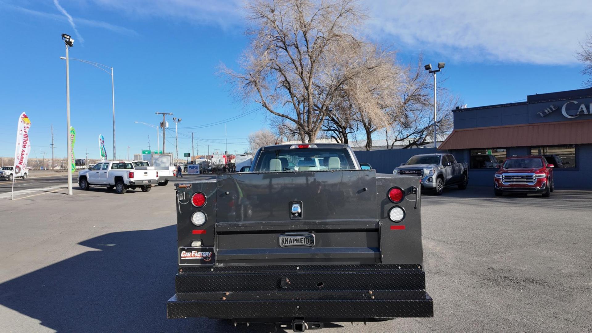 2019 Magnetic Gray Metallic /Grey Earth Ford F-250 SD XL (1FD7X2B60KE) with an 6.2L V8 OHV 16V engine, 6 speed automatic transmission, located at 4562 State Avenue, Billings, MT, 59101, (406) 896-9833, 45.769516, -108.526772 - 2019 Ford F250 Super Cab 4x4 with a Knapheide Service Body The Ford has been inspected and serviced. Ready to go to the job site today. There are no accidents recorded on the history report. The Truck runs and drives nicely. The 17 Inch Hankook Dynapro tires are in good condition. The interior an - Photo#9