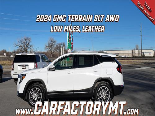 2024 GMC Terrain SLT AWD, Low Miles, Remaining Factory Warranty